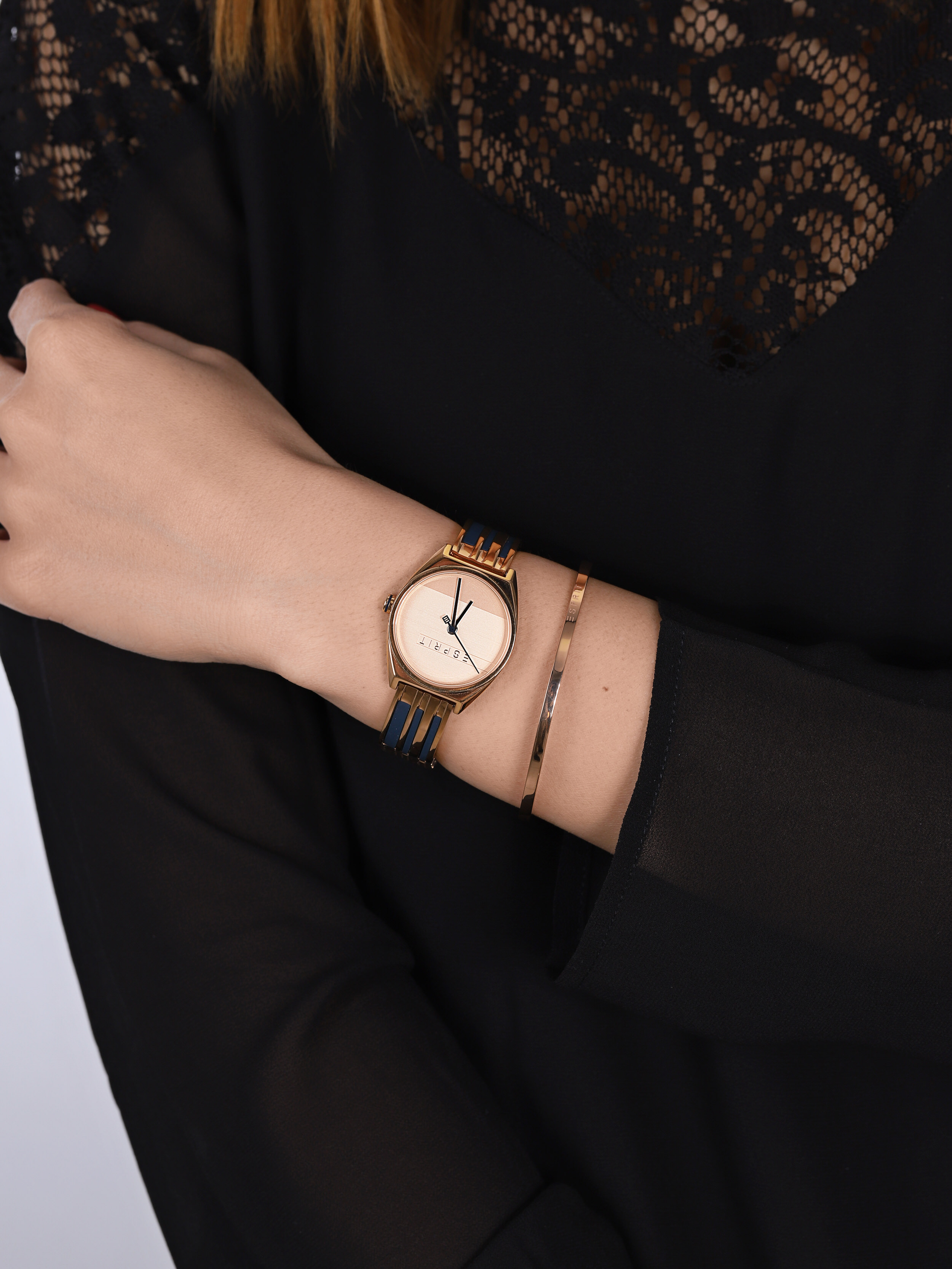 Esprit ES1L059M0035 zegarek różowe złoto klasyczny Damskie bransoleta - miniatura 3