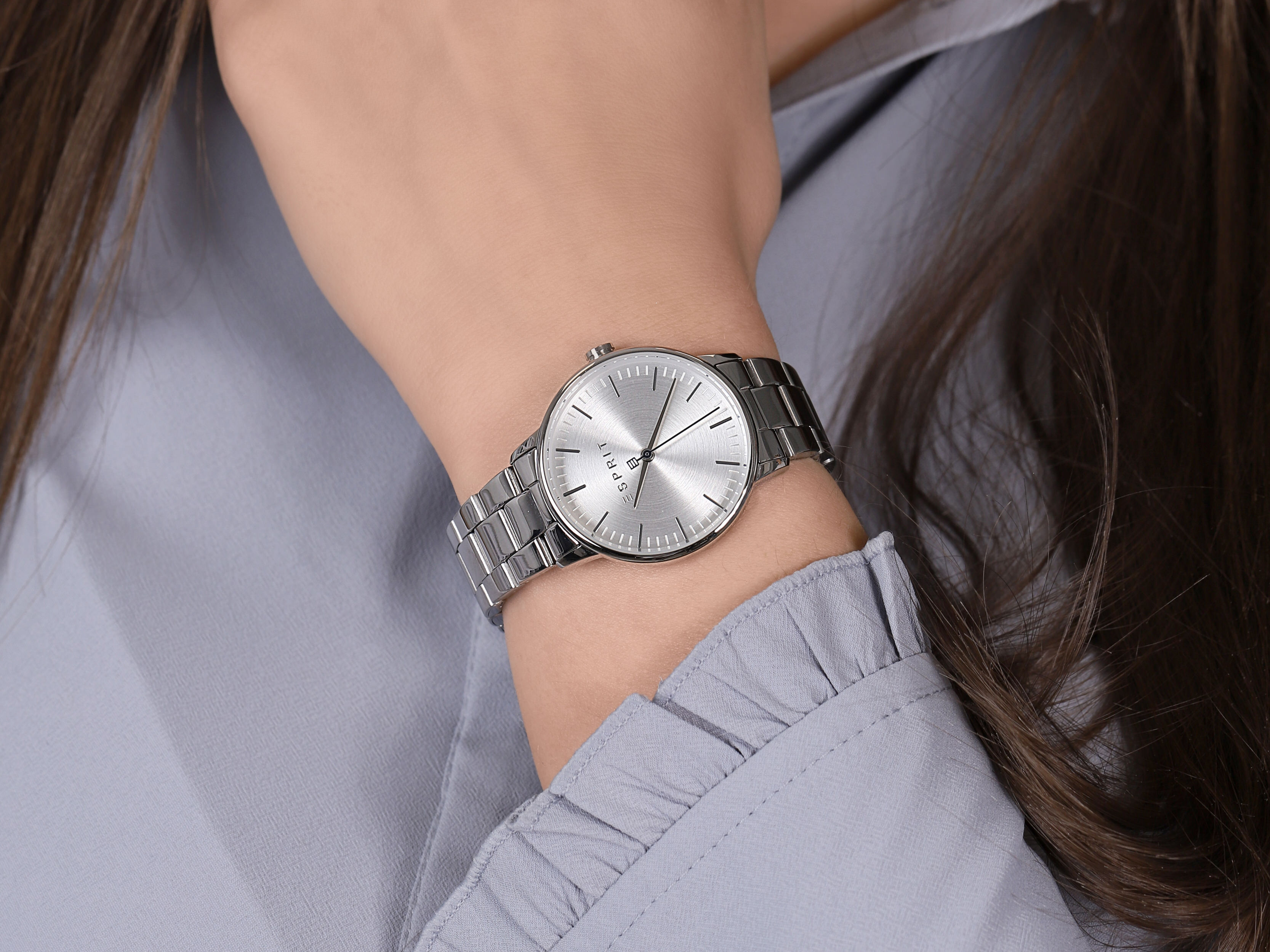 Esprit ES1L154M0055 Damskie klasyczny zegarek srebrny - miniatura 4