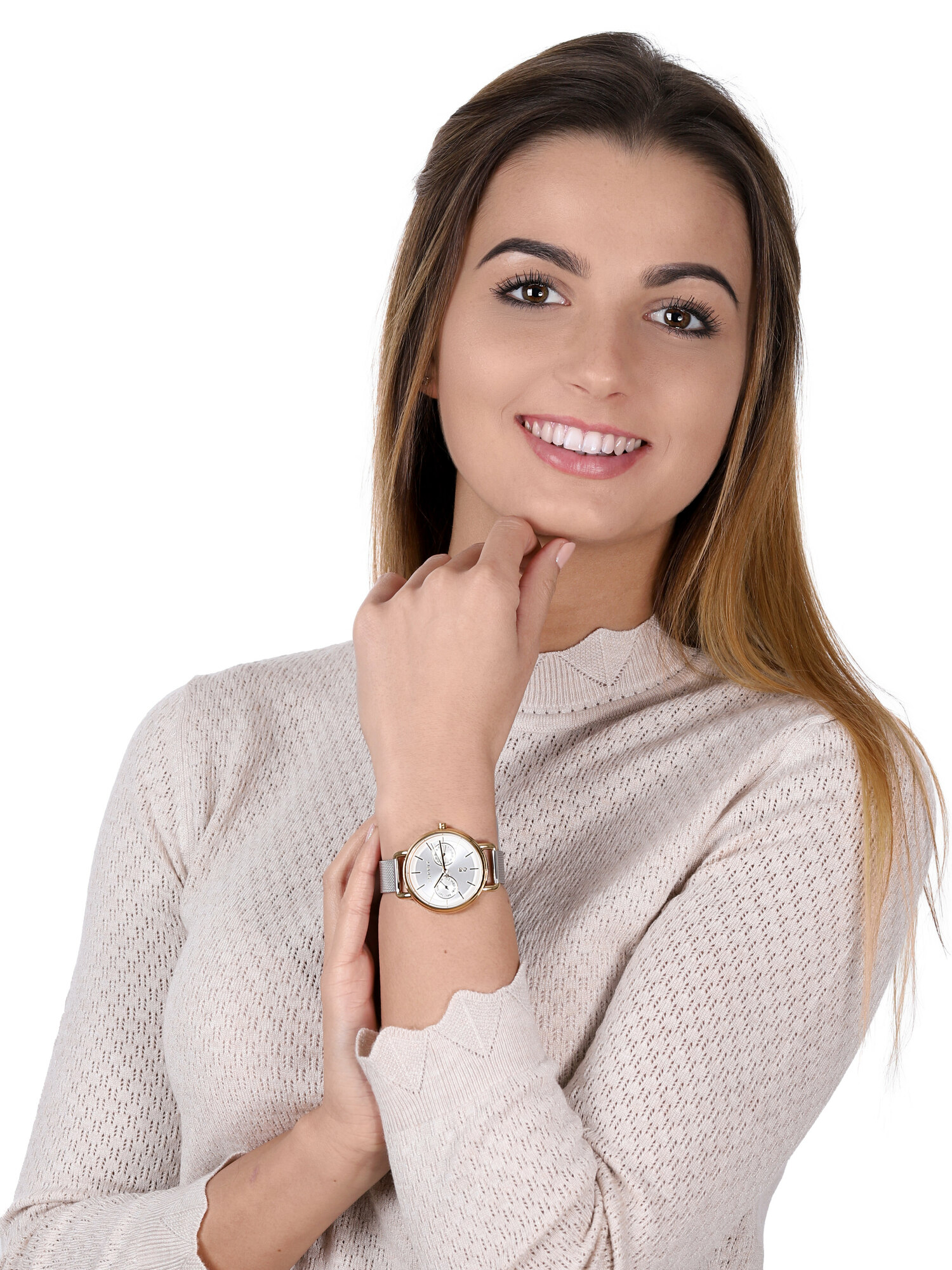 Esprit ES1L179M0105 zegarek złoty klasyczny Damskie bransoleta - miniatura 2