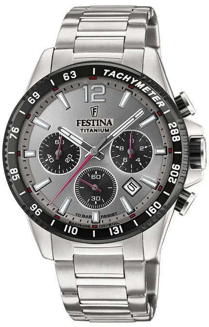 Festina F20520-3 Titanium Titanium Sport Chrono Sapphire - zdjęcie 1
