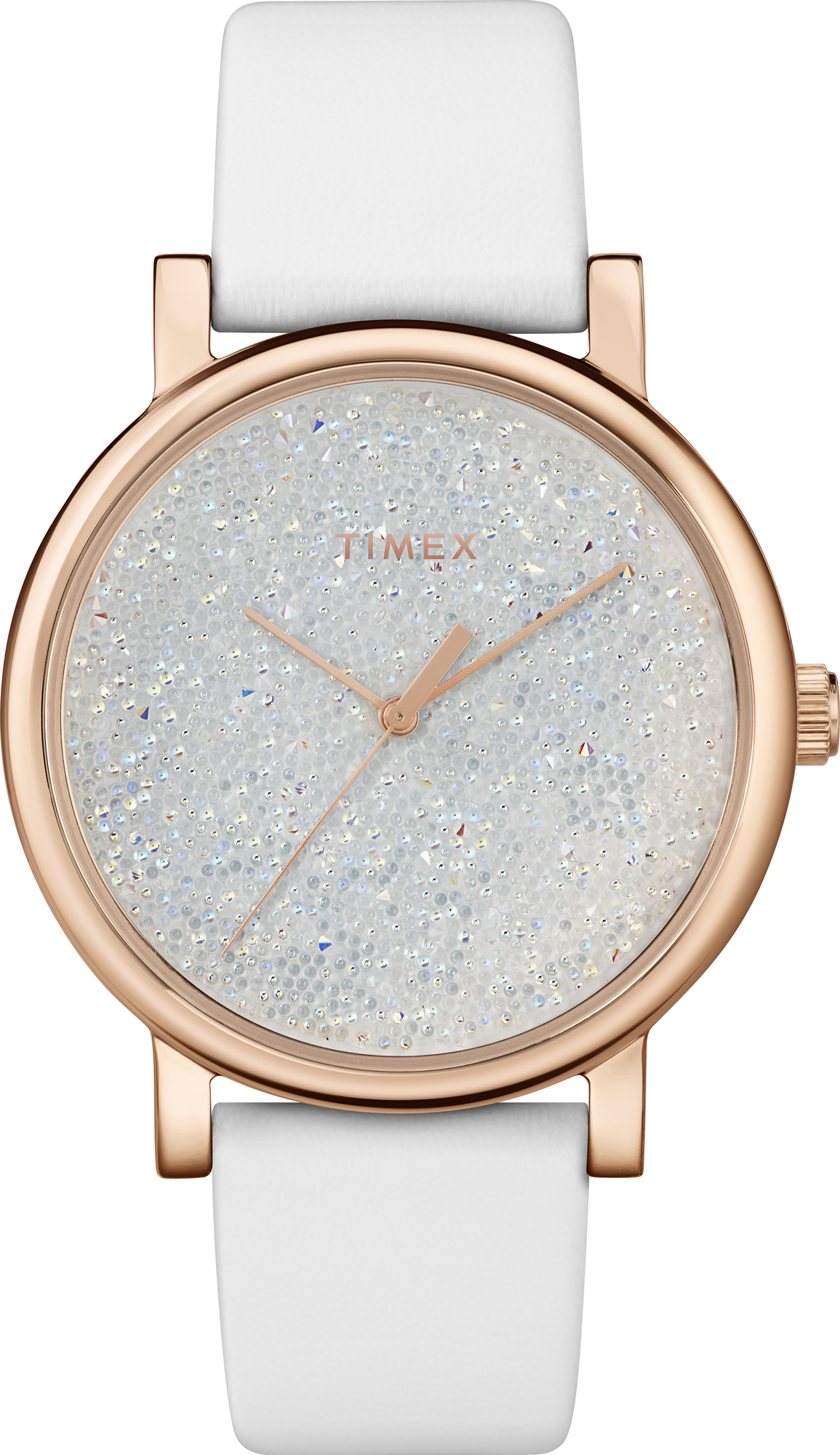 Timex TW2R95000 Crystal Bloom Crystal Opulence fashion/modowy zegarek różowe złoto