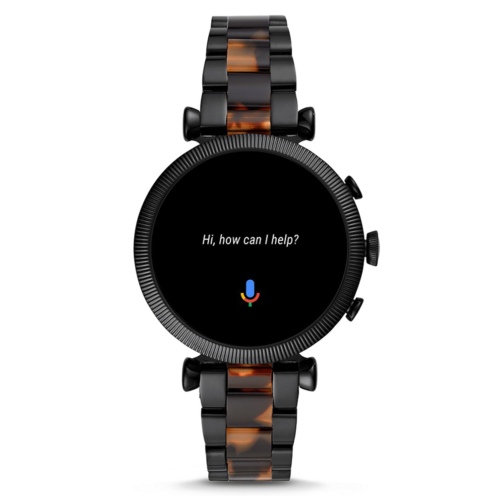 Fossil Smartwatch FTW6042 Gen 4 Smartwatch Sloan HR Fossil Q fashion/modowy zegarek czarny - miniatura 9