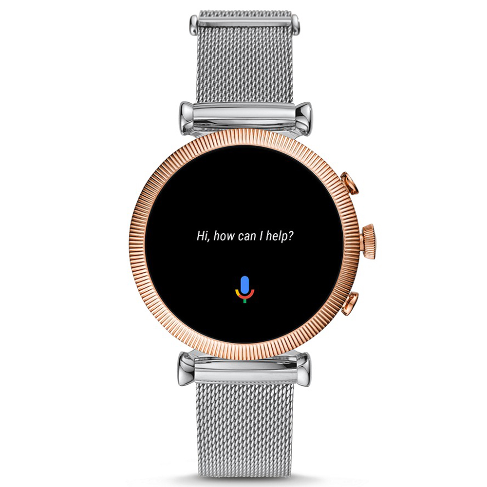 Fossil Smartwatch FTW6043 Gen 4 Smartwatch Sloan HR Fossil Q fashion/modowy zegarek różowe złoto - miniatura 9