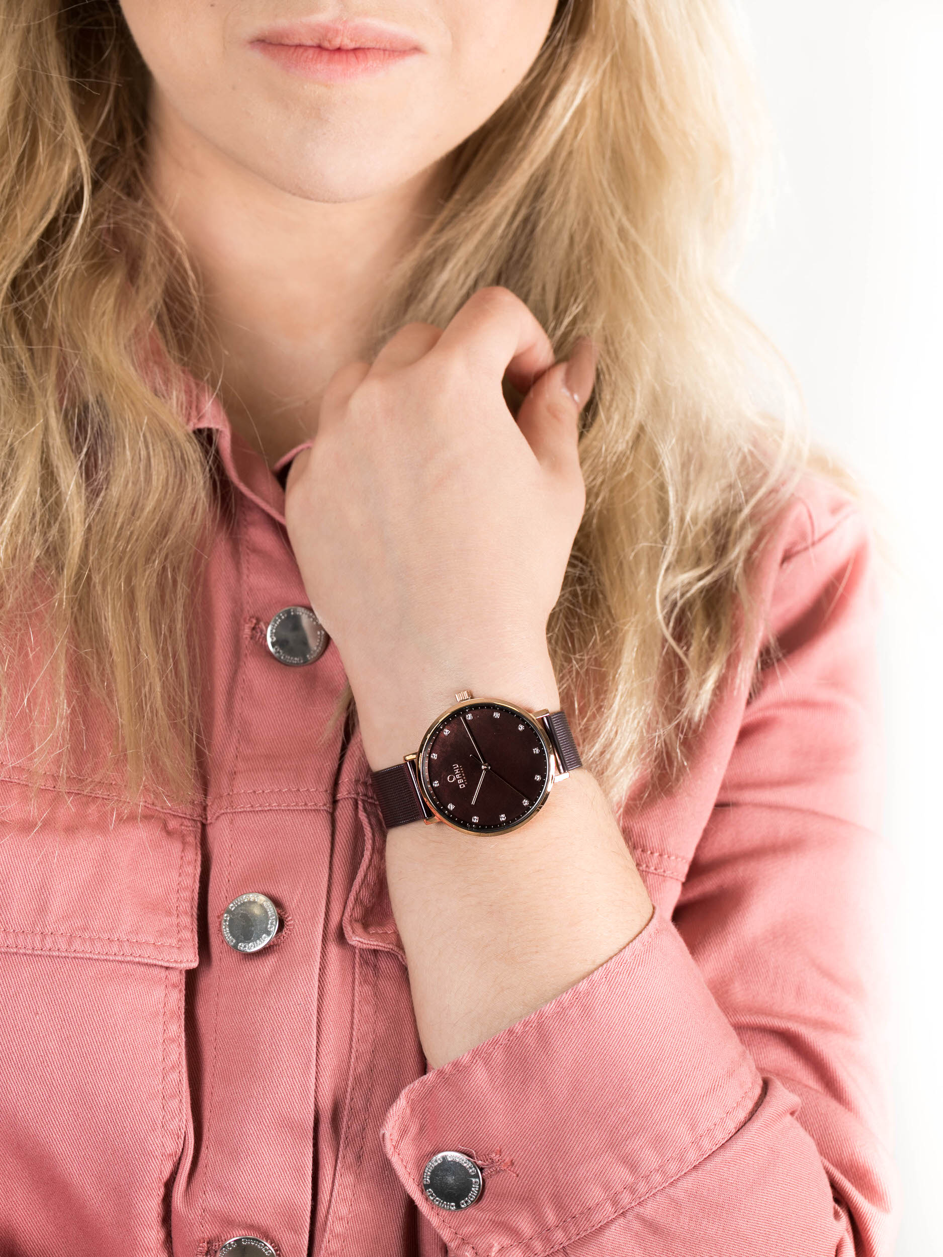 Obaku Denmark V186LXVNMN damski zegarek Slim bransoleta - miniatura 3