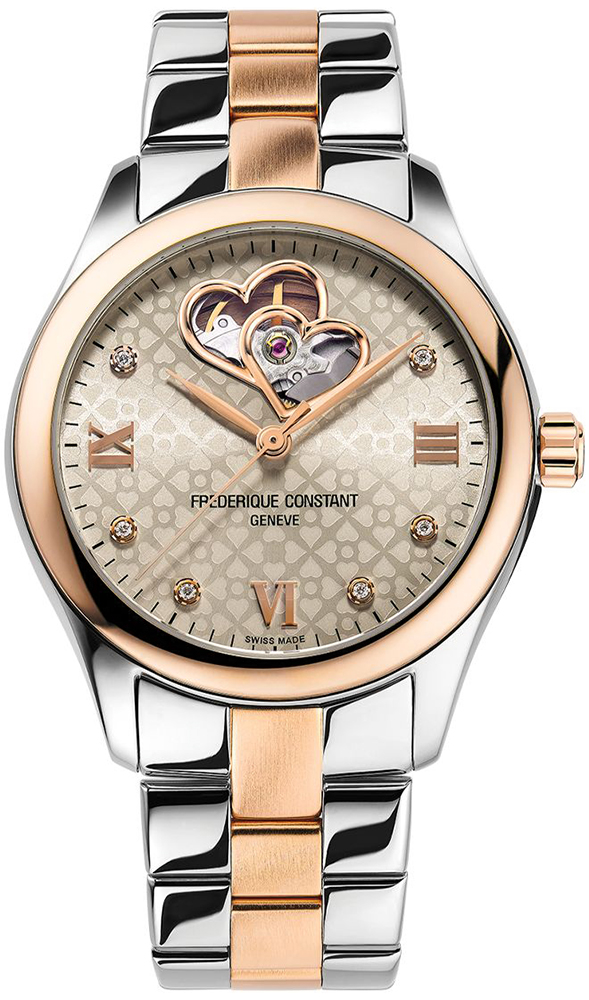 Frederique Constant LADIES AUTOMATIC DOUBLE HEART BEAT FC-310LGDHB3B2B