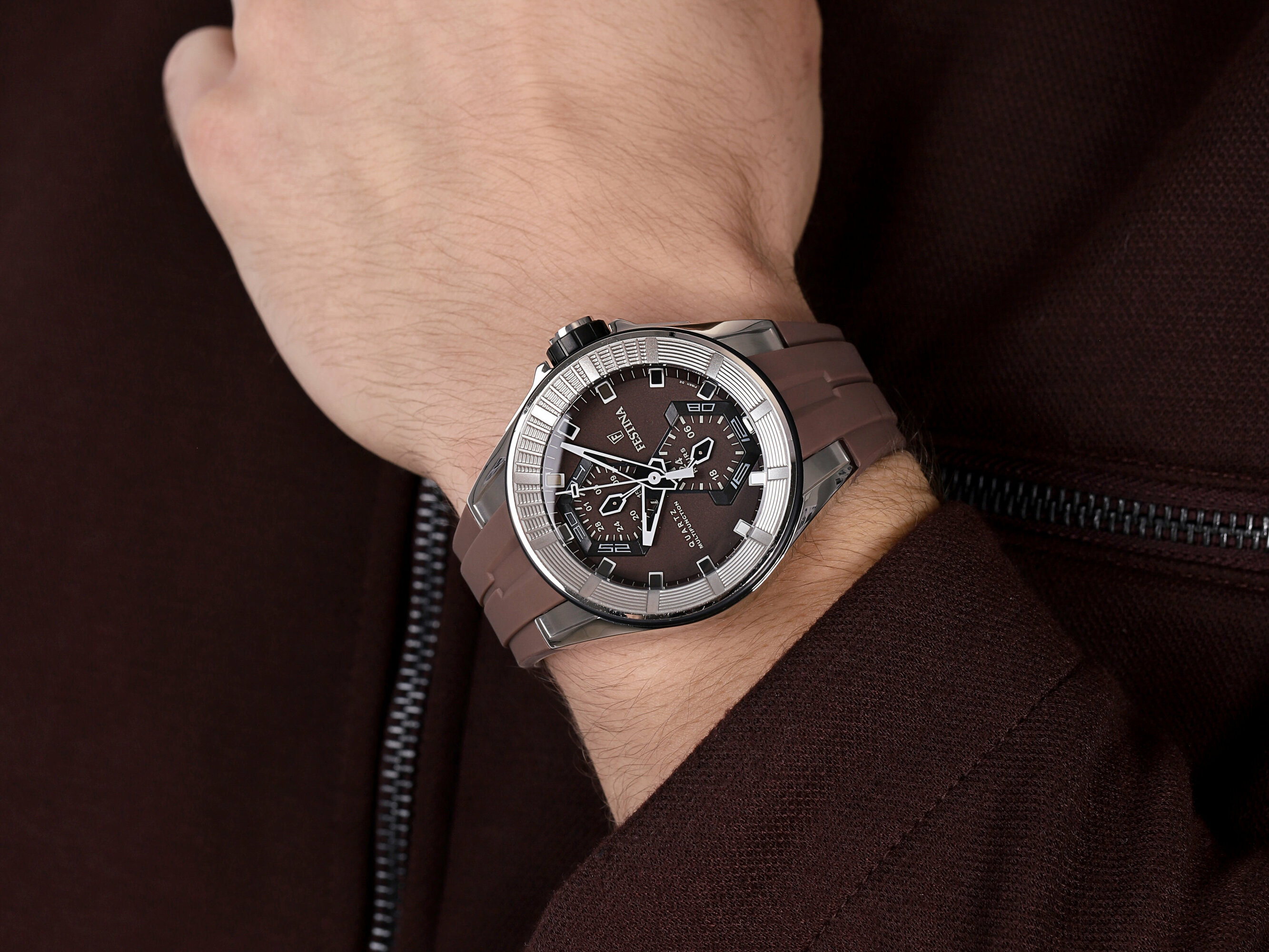 Festina F16611-2 męski zegarek Trend pasek - miniatura 4