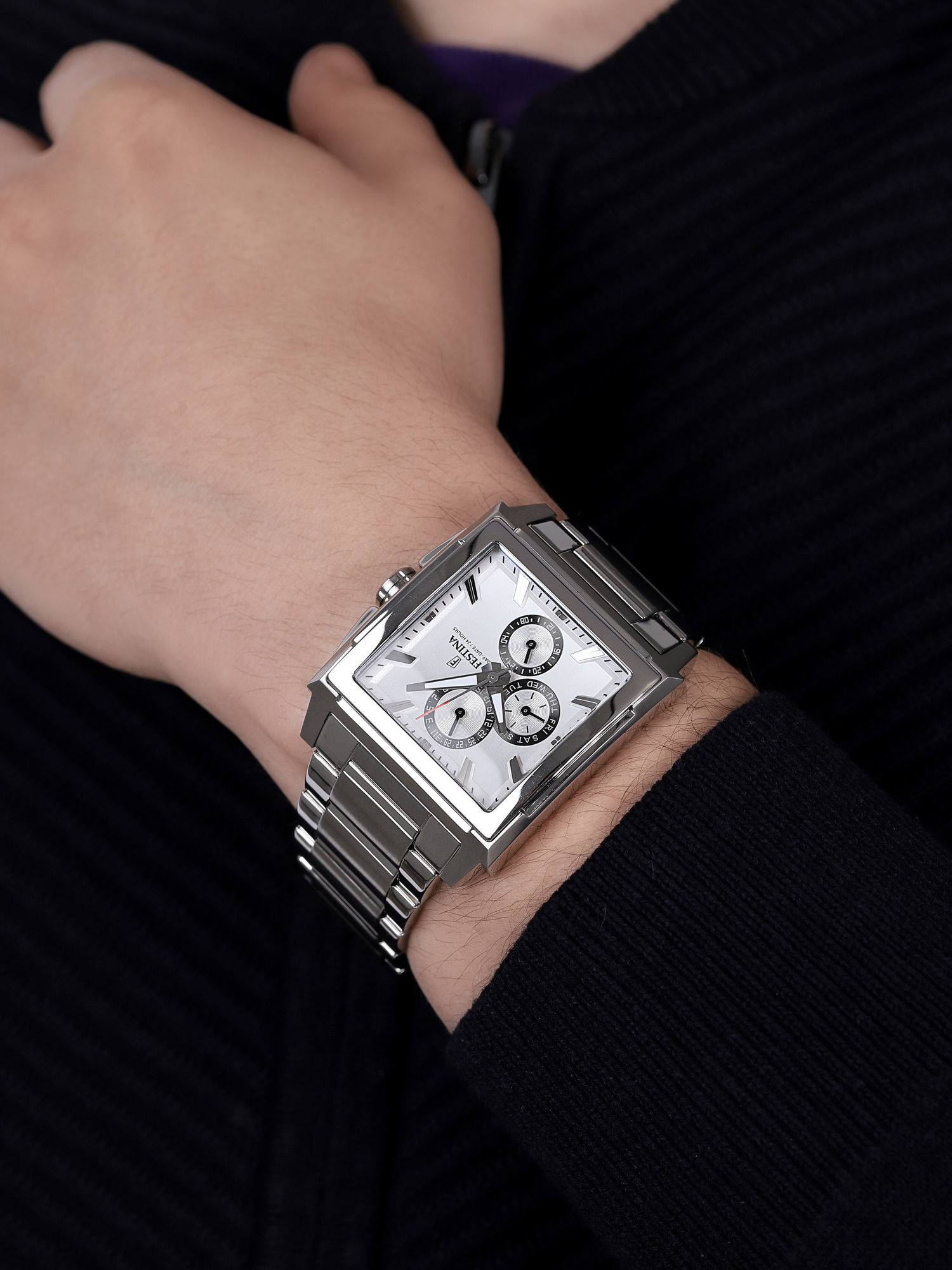Festina F16653-1 Trend zegarek męski klasyczny mineralne - miniatura 3
