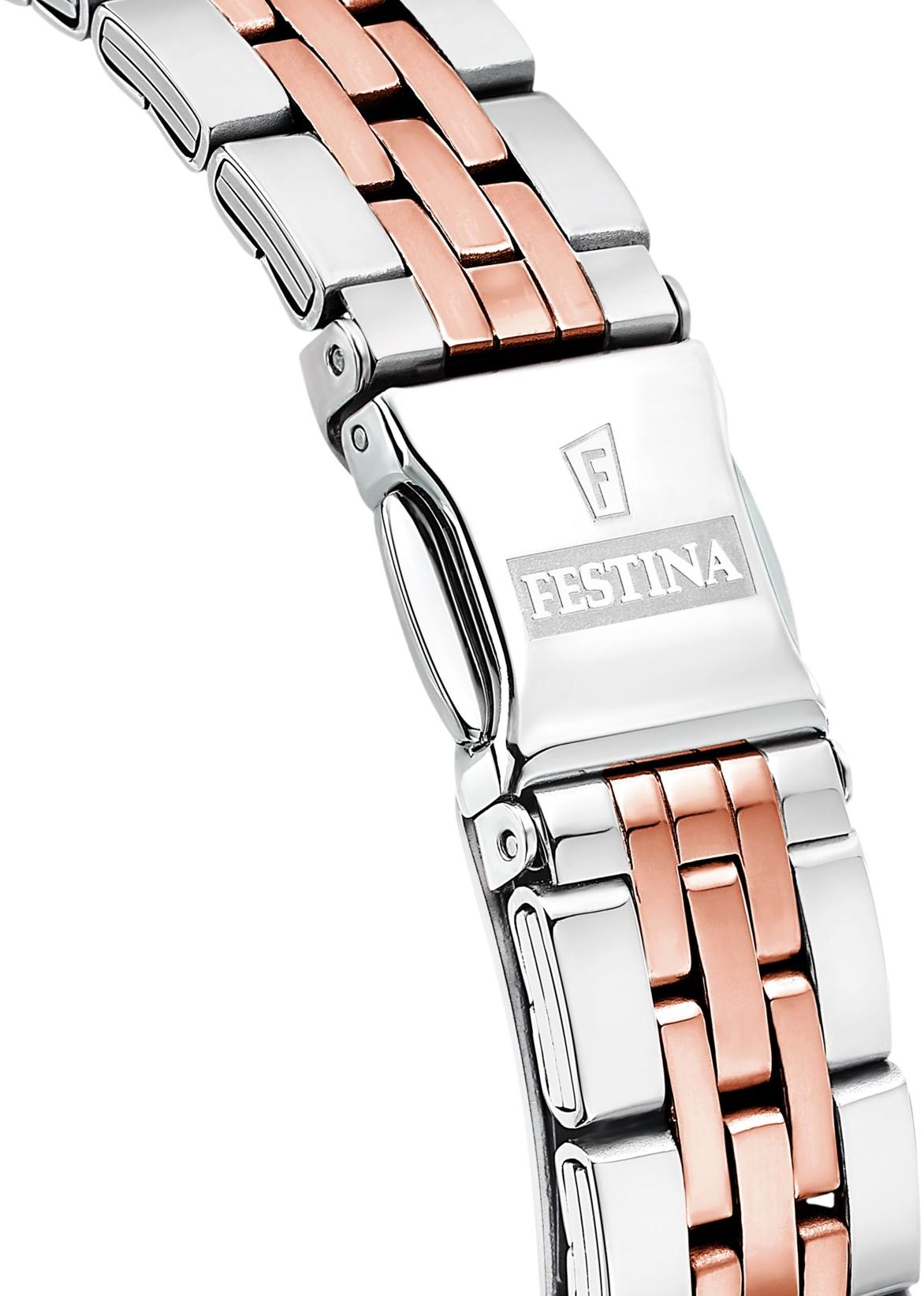 Festina F16868-2 zegarek srebrny elegancki Classic bransoleta - miniatura 5
