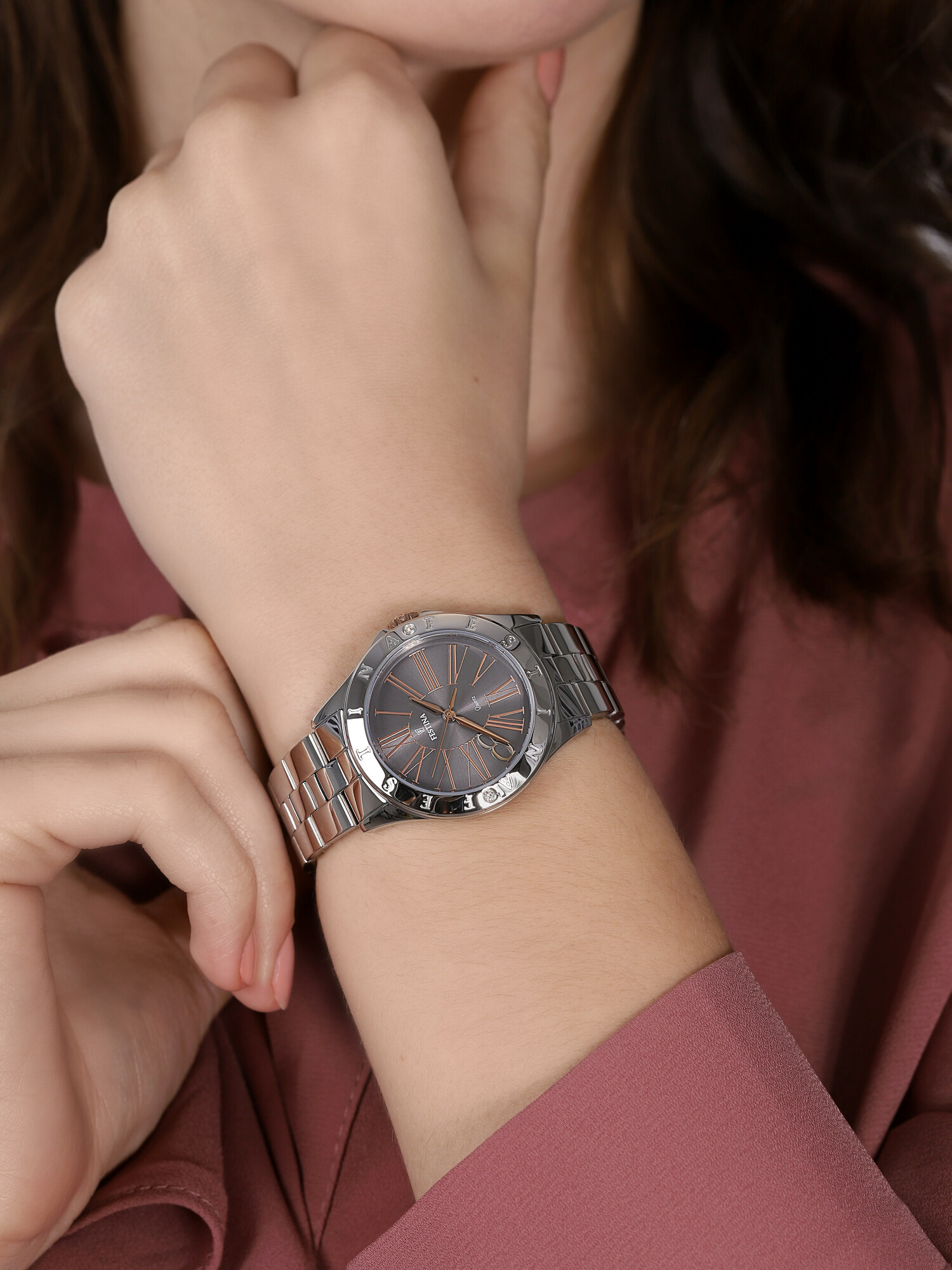 Festina F16925-2 damski zegarek Mademoiselle bransoleta - miniatura 3