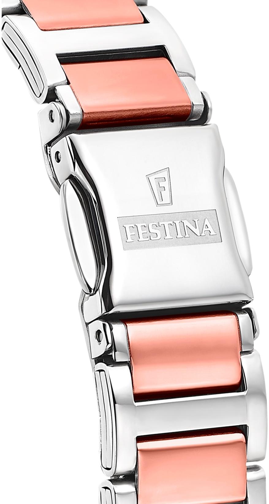 Festina F16937-D zegarek srebrny klasyczny Mademoiselle bransoleta - miniatura 5