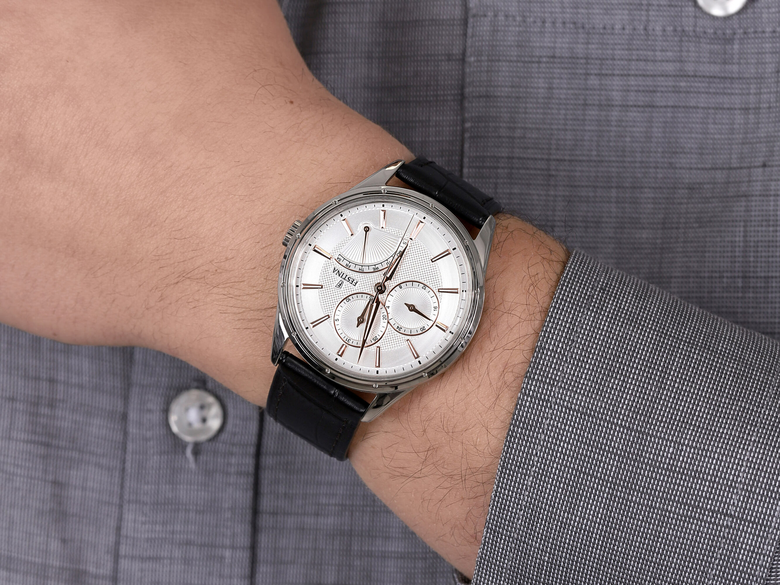 Festina F16974-1 zegarek męski Classic - miniatura 4