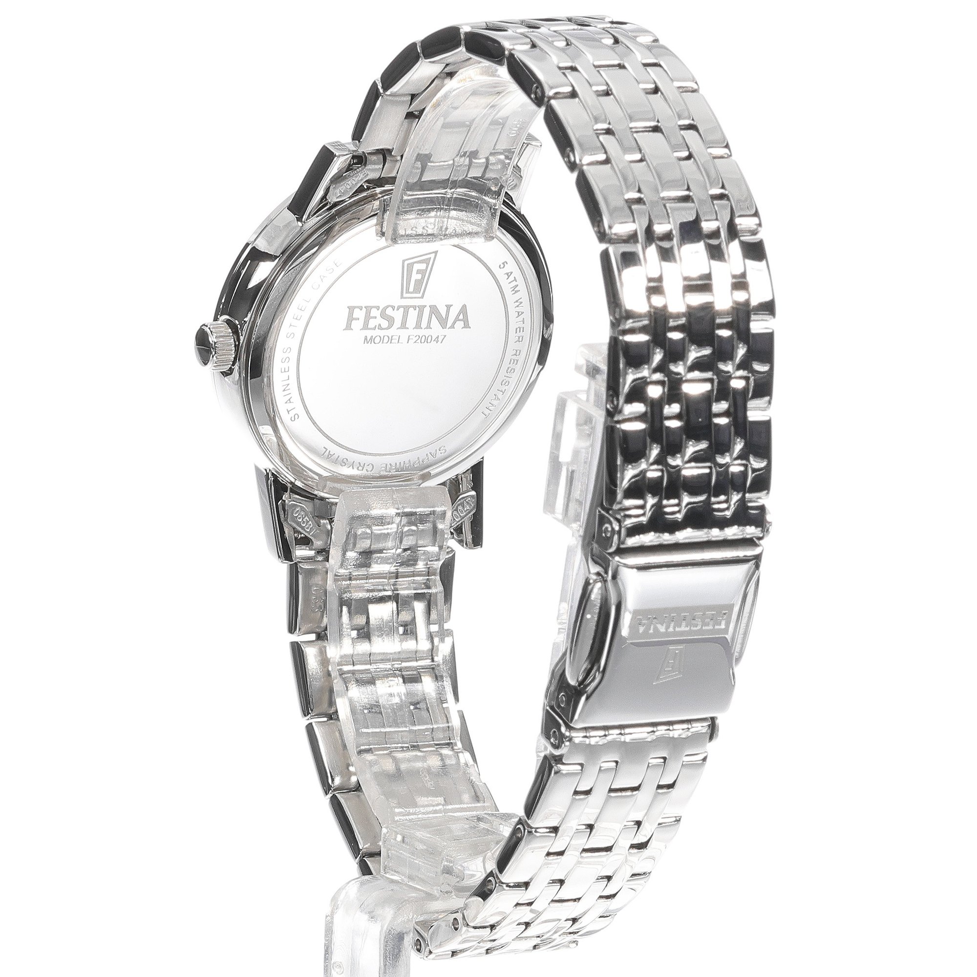 Festina F20047-2 damski zegarek Swiss Made bransoleta - miniatura 4