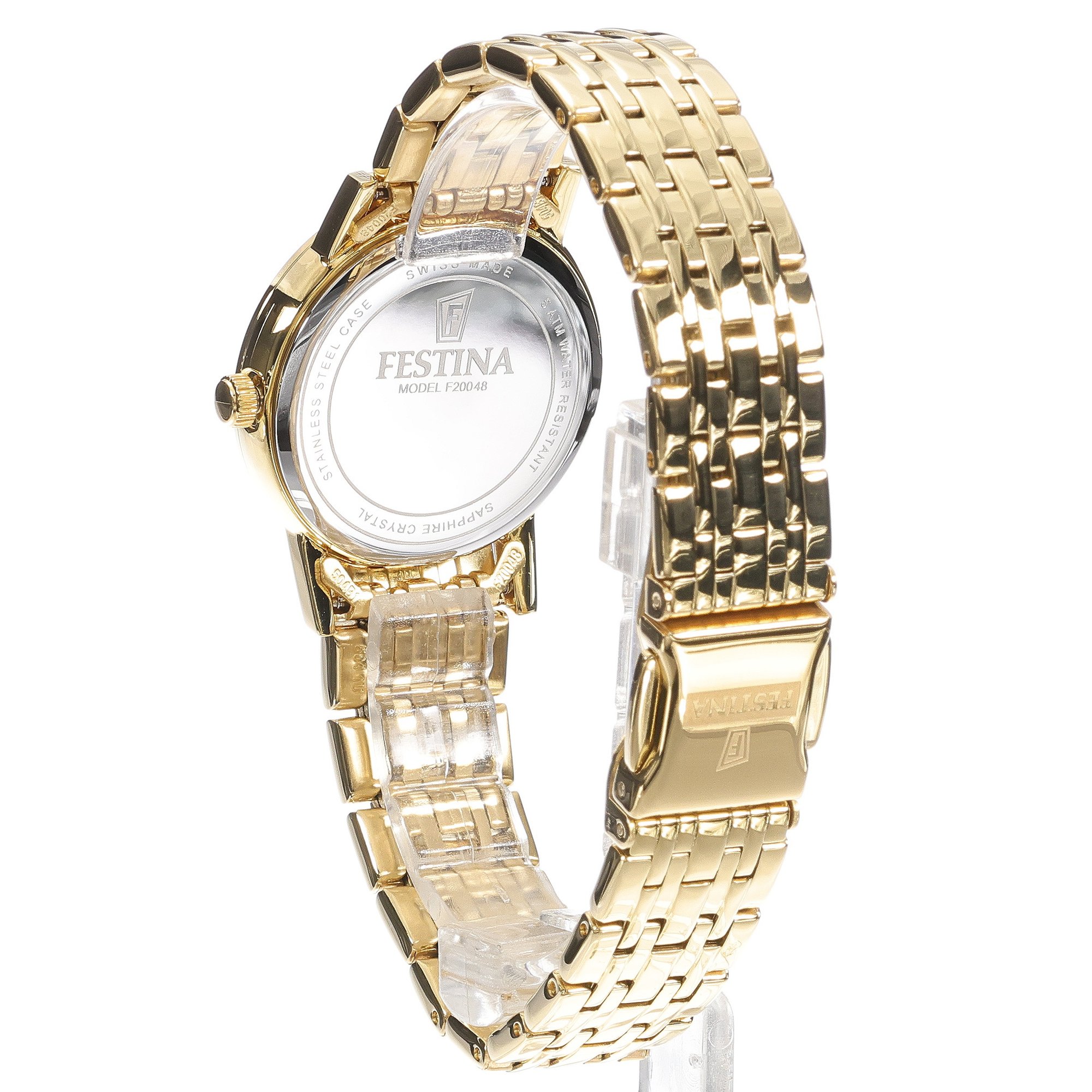 Festina F20048-4 damski zegarek Swiss Made bransoleta - miniatura 4