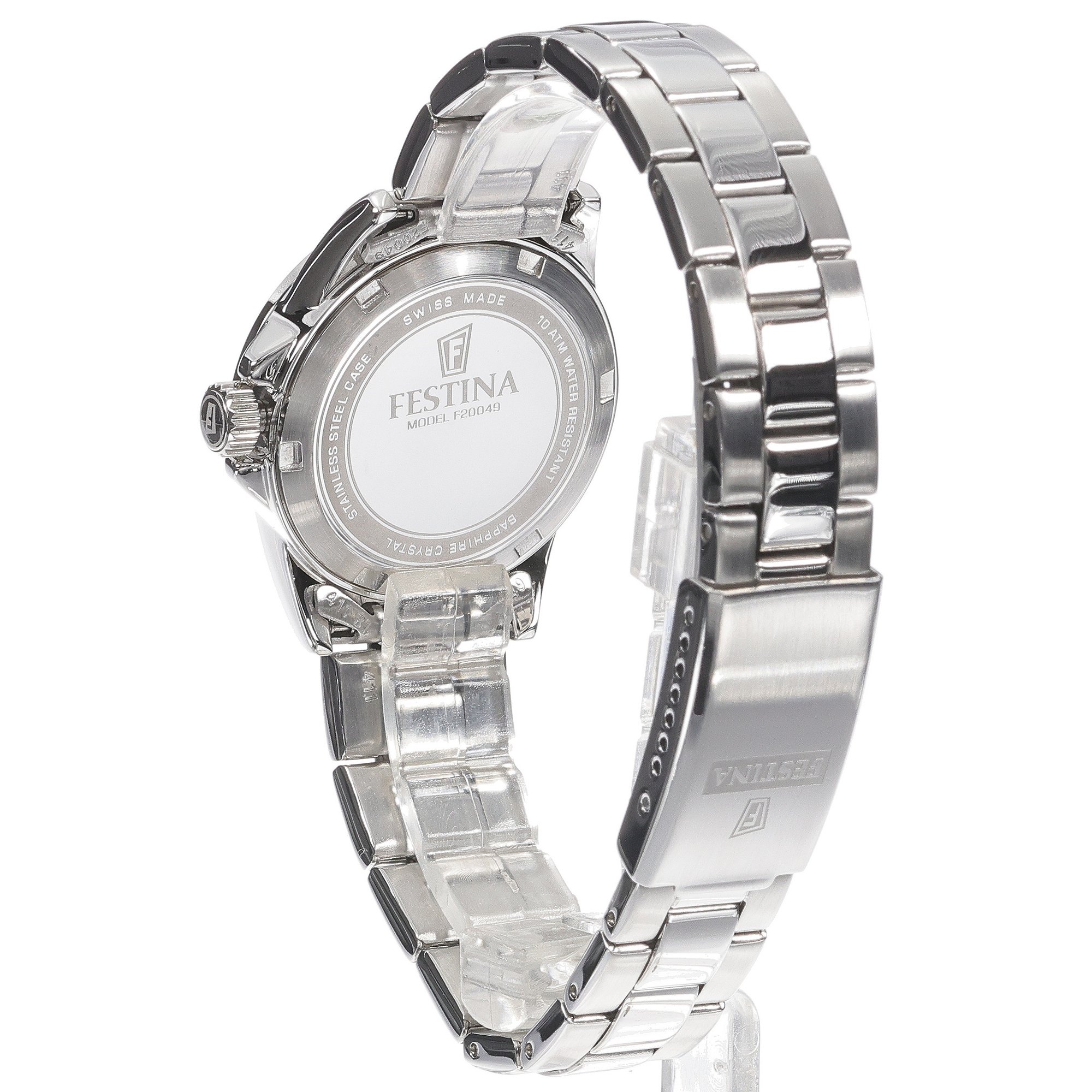 Festina F20049-3 damski zegarek Classic bransoleta