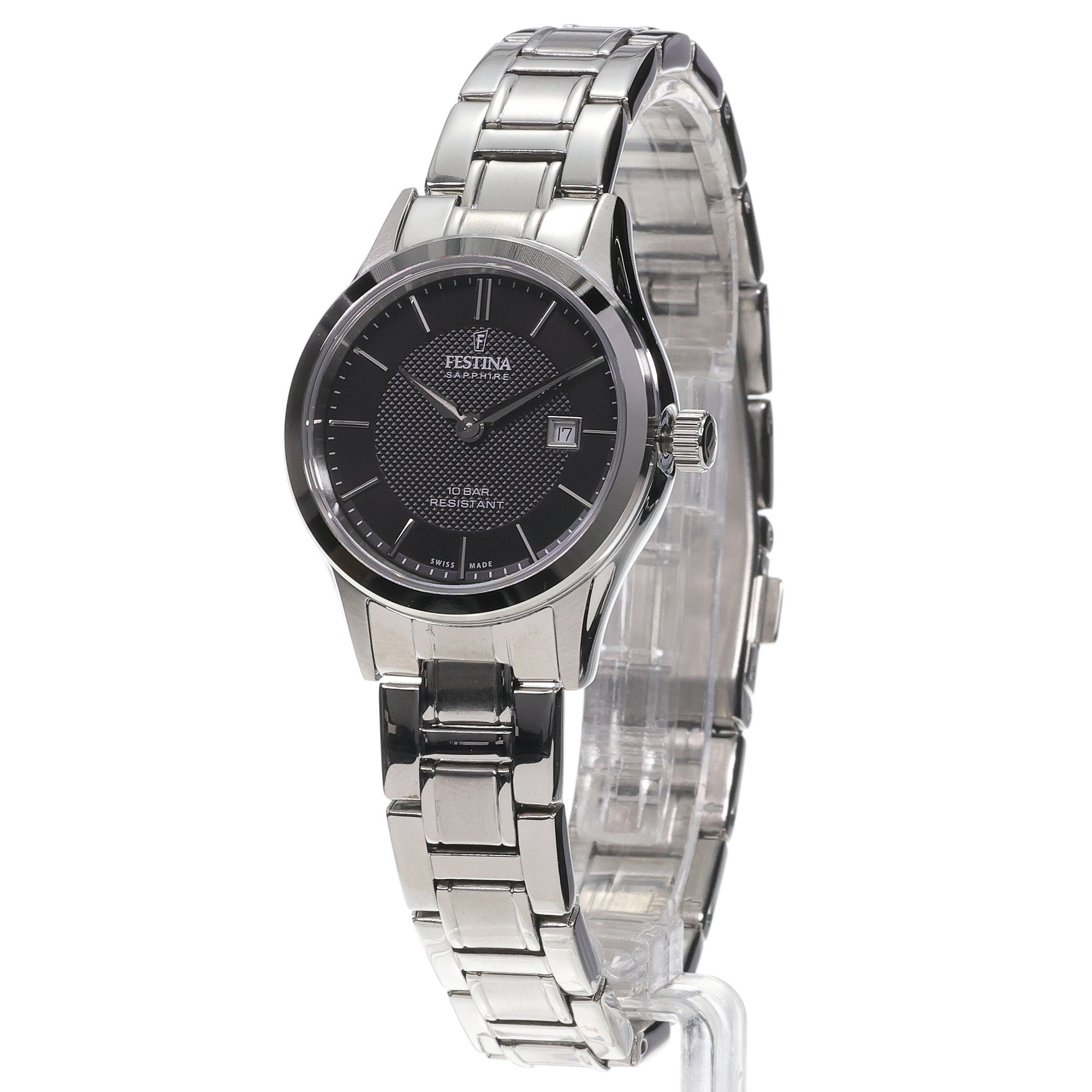 Festina F20068-6 Womens Black Watch zegarek klasyczny Męskie - miniatura 2