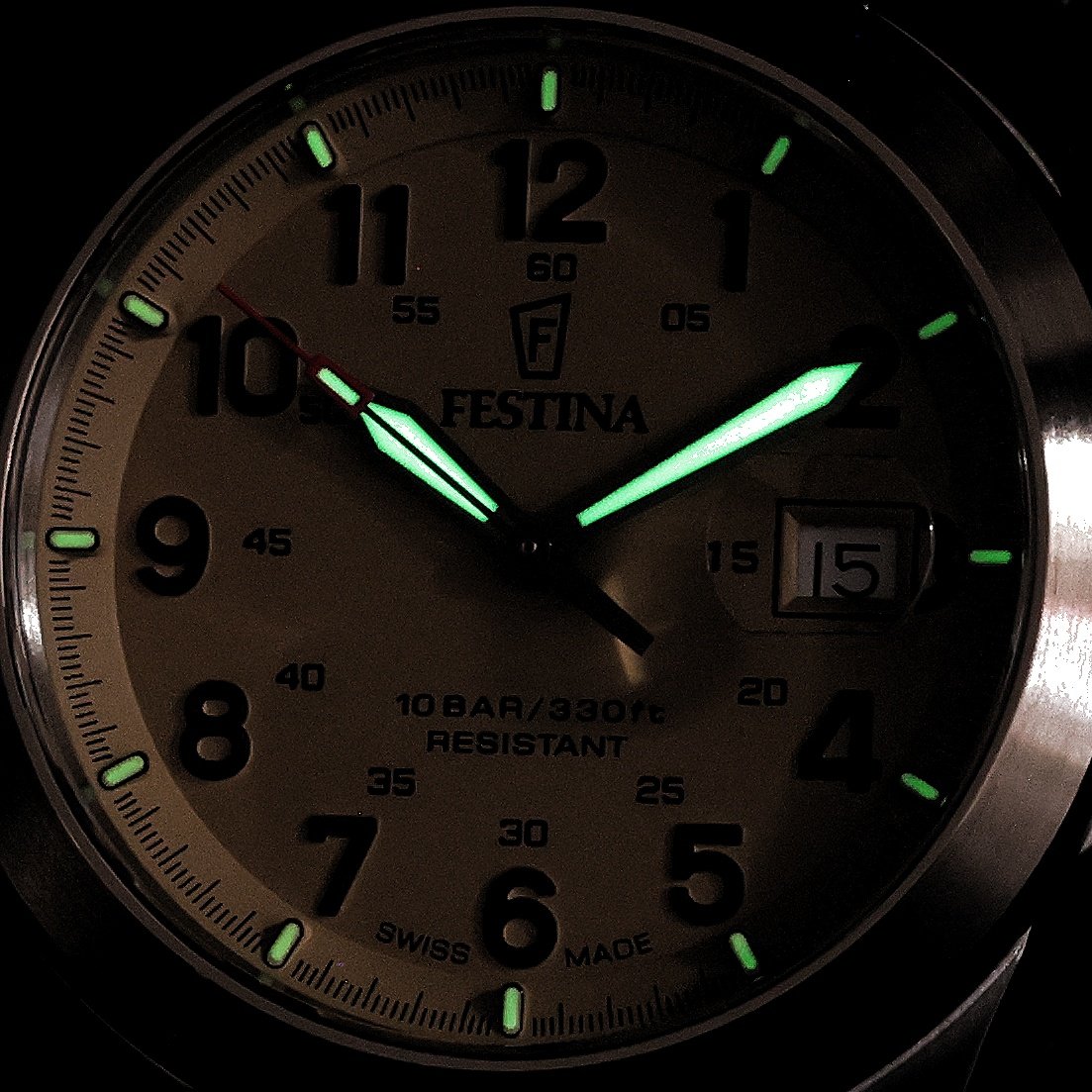 Festina F20081-1 Swiss Made Field zegarek męski klasyczny szafirowe - miniatura 5