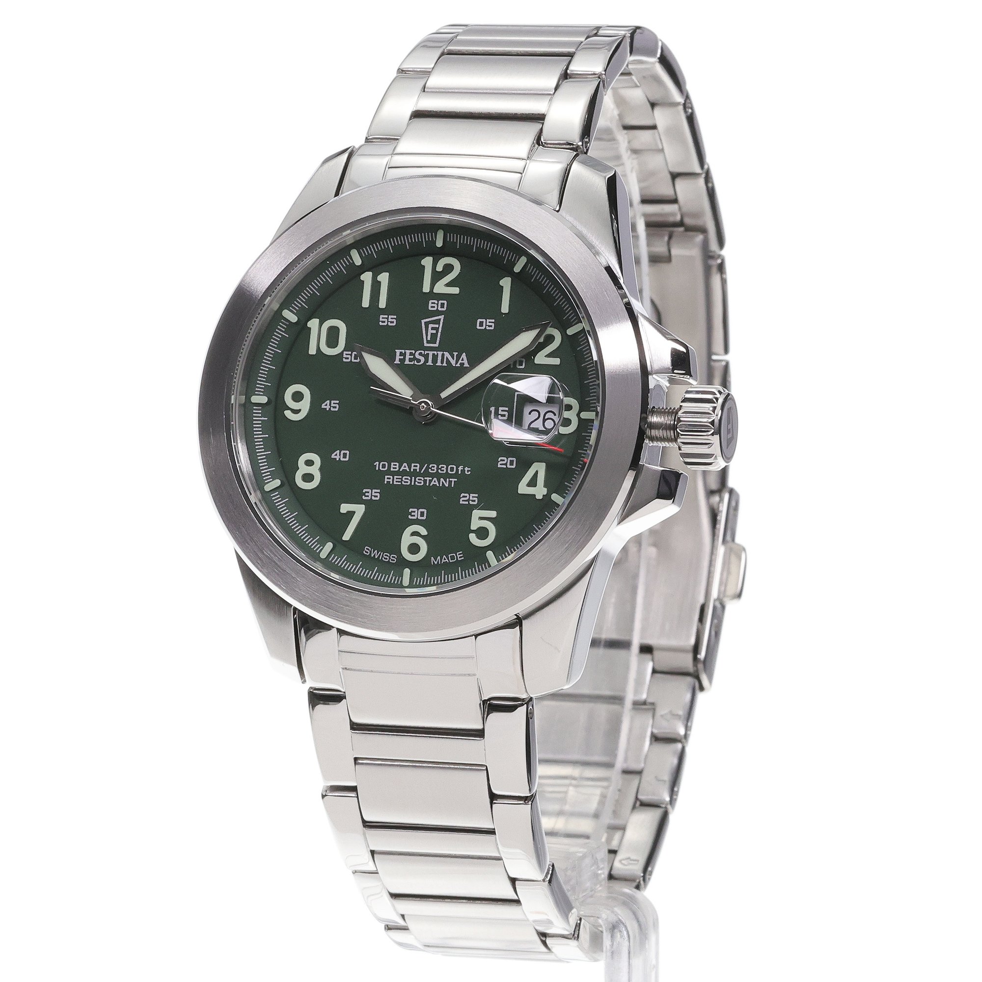 Festina F20081-3 Swiss Made zegarek męski klasyczny szafirowe