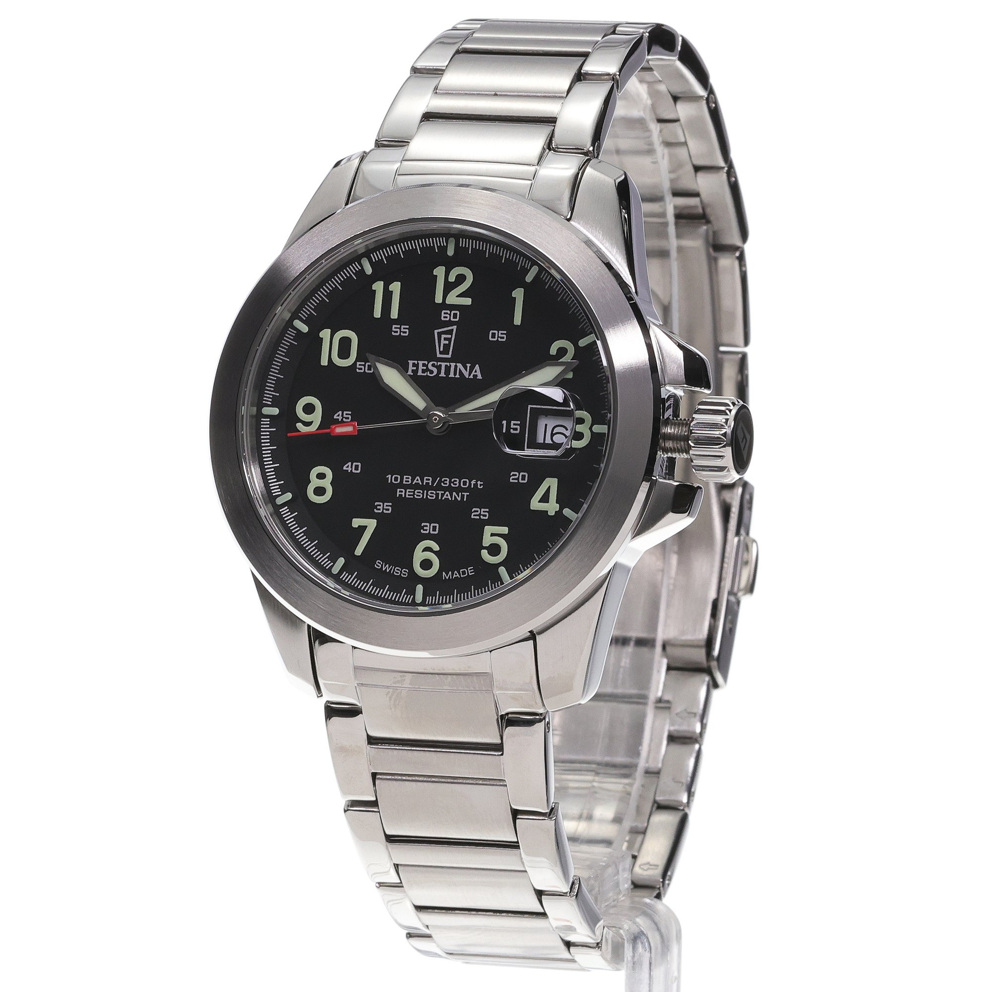 Festina F20081-4 Swiss Made zegarek męski klasyczny szafirowe