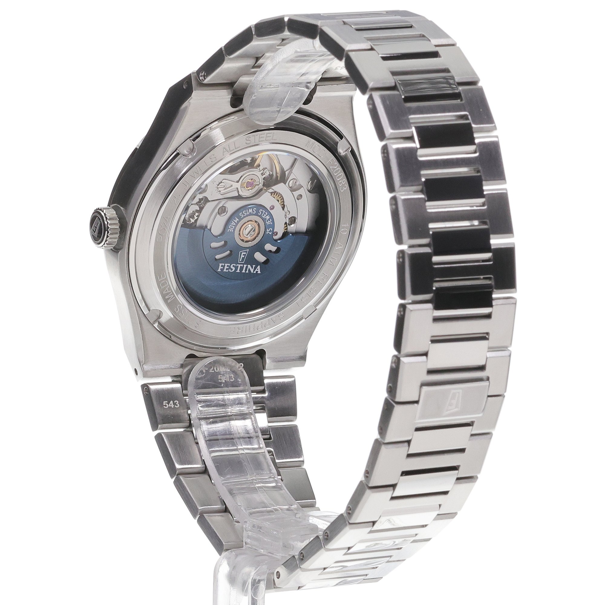 Festina F20083-3 męski zegarek Automatic bransoleta