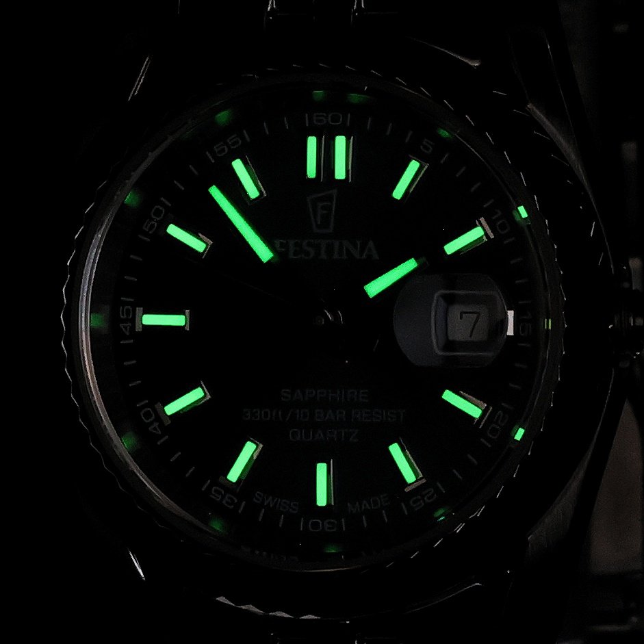 Festina F20087-4 Swiss Made Classic Swiss Made klasyczny zegarek srebrny - miniatura 5