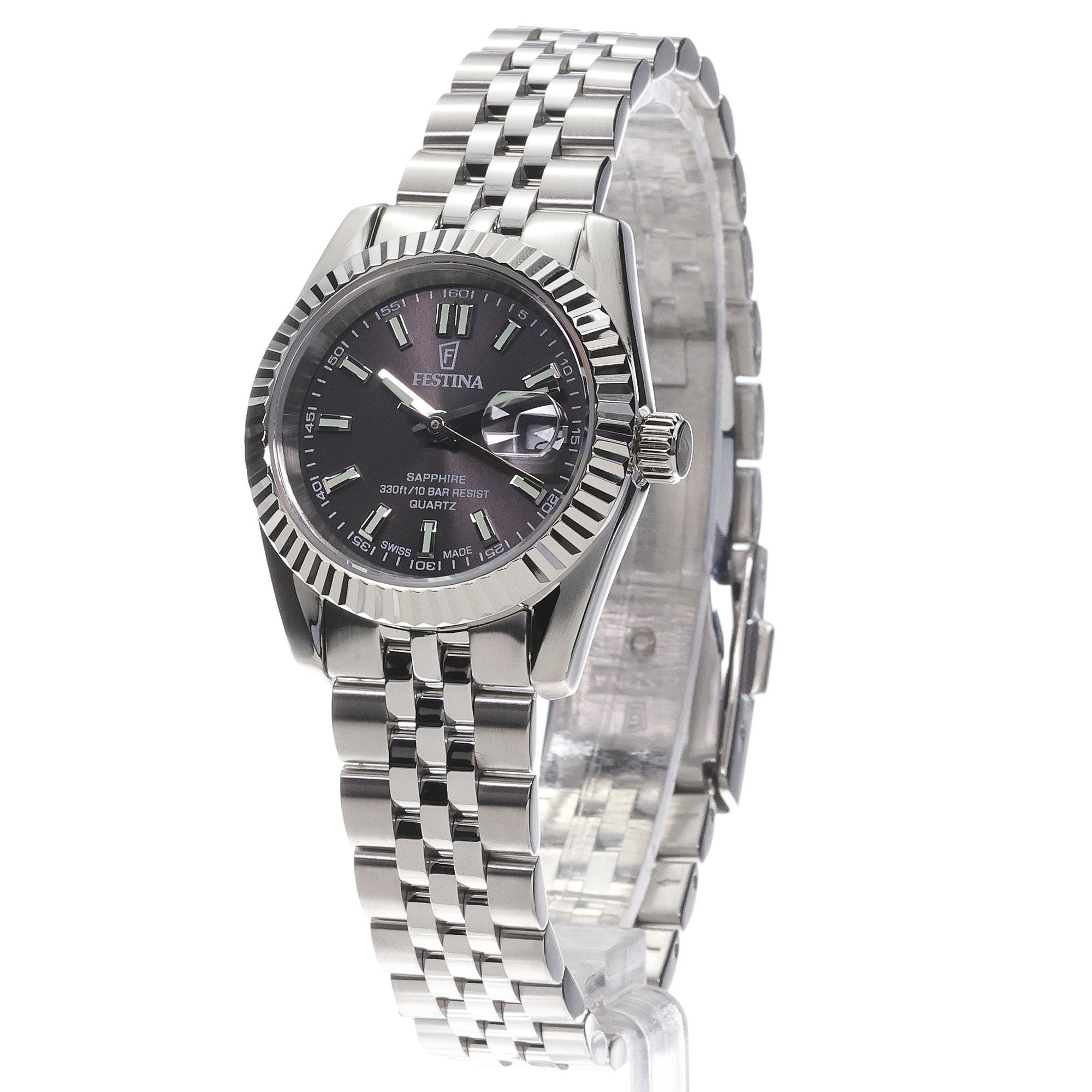 Festina F20087-6 Swiss Made Swiss Made Classic zegarek damski klasyczny szafirowe - miniatura 2
