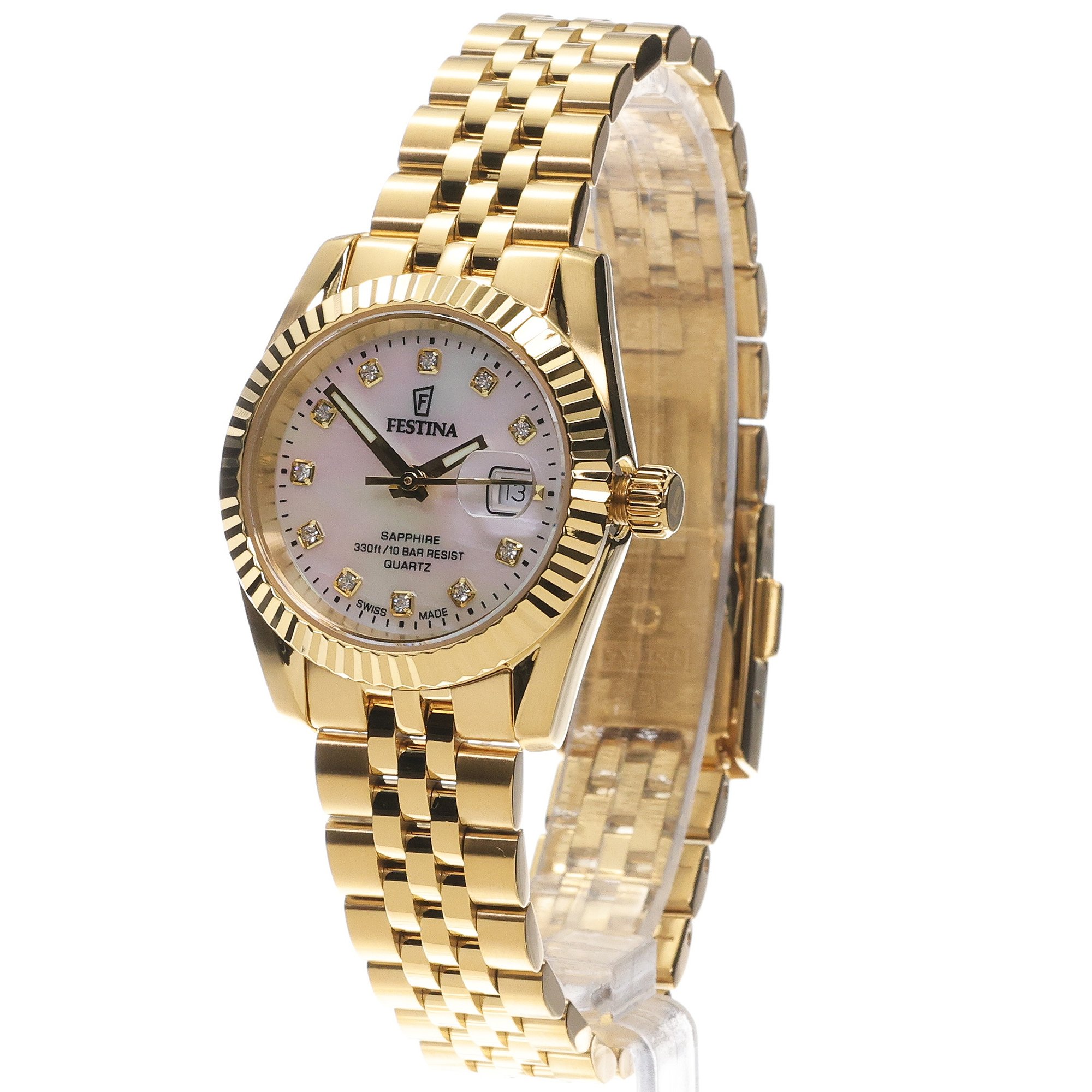 Festina F20089-1 Swiss Made Swiss Made Classic zegarek damski klasyczny szafirowe