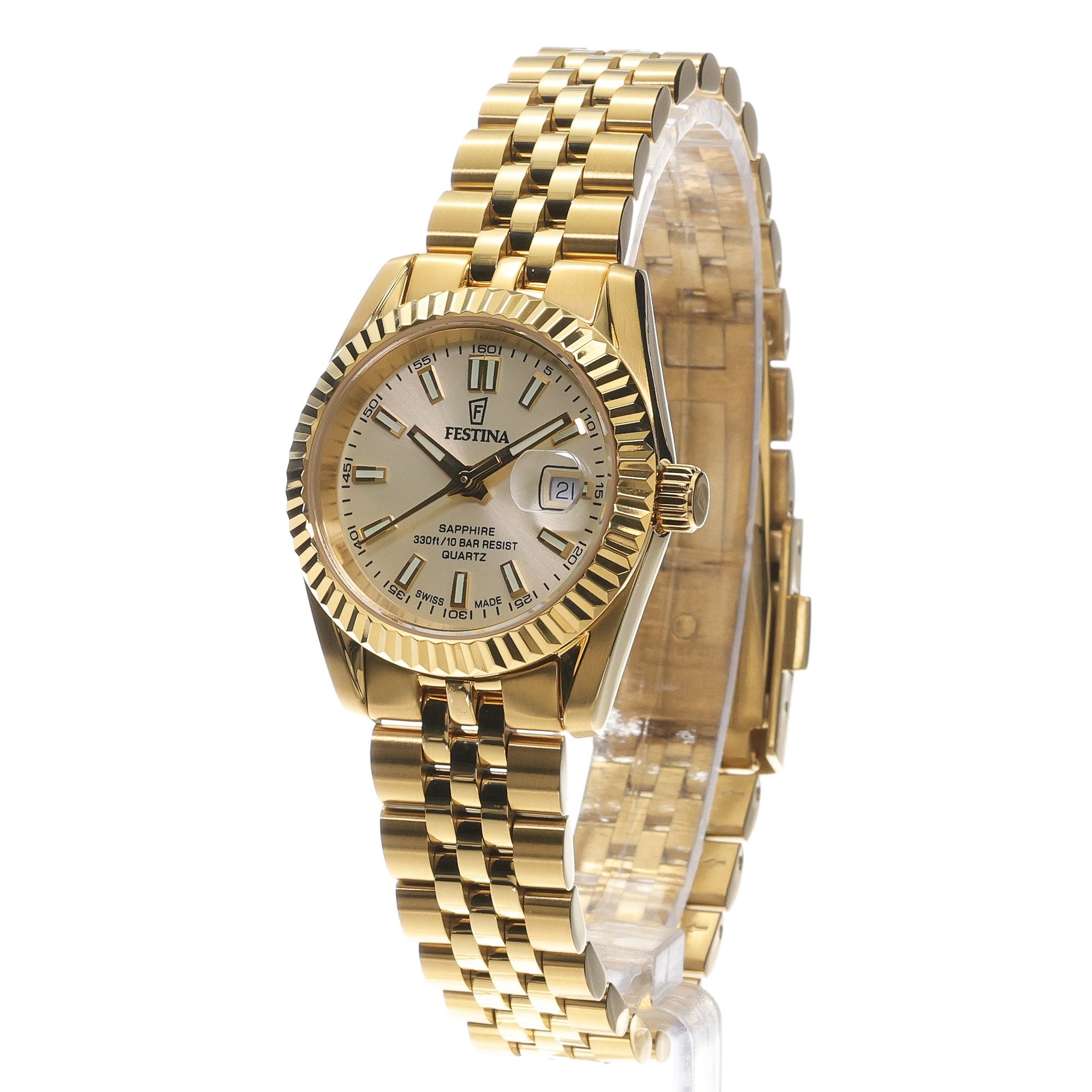 Festina F20089-2 Swiss Made Swiss Made Classic zegarek damski klasyczny szafirowe