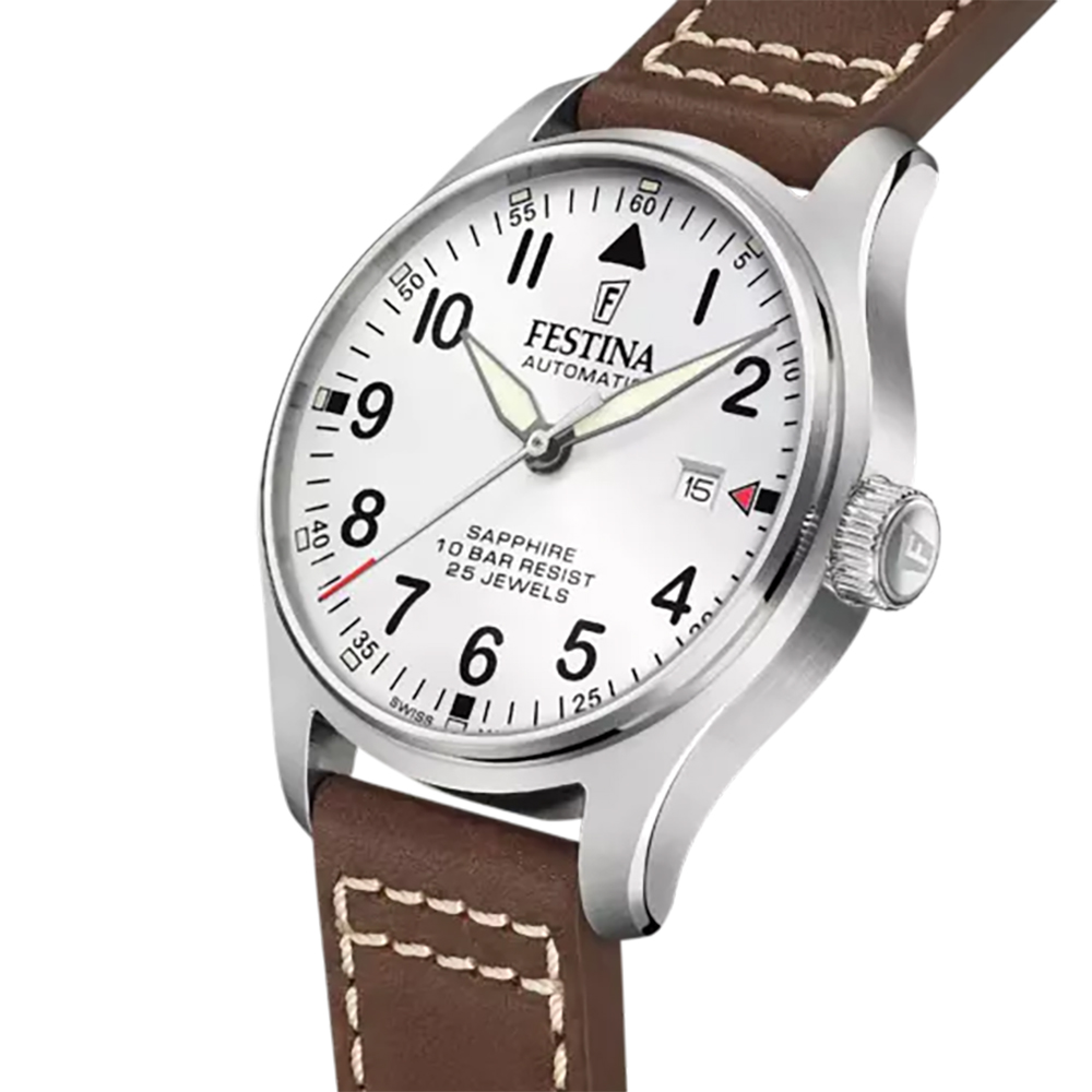 Festina F20151-1 Automatic Classic Automatic zegarek męski klasyczny szafirowe - miniatura 5