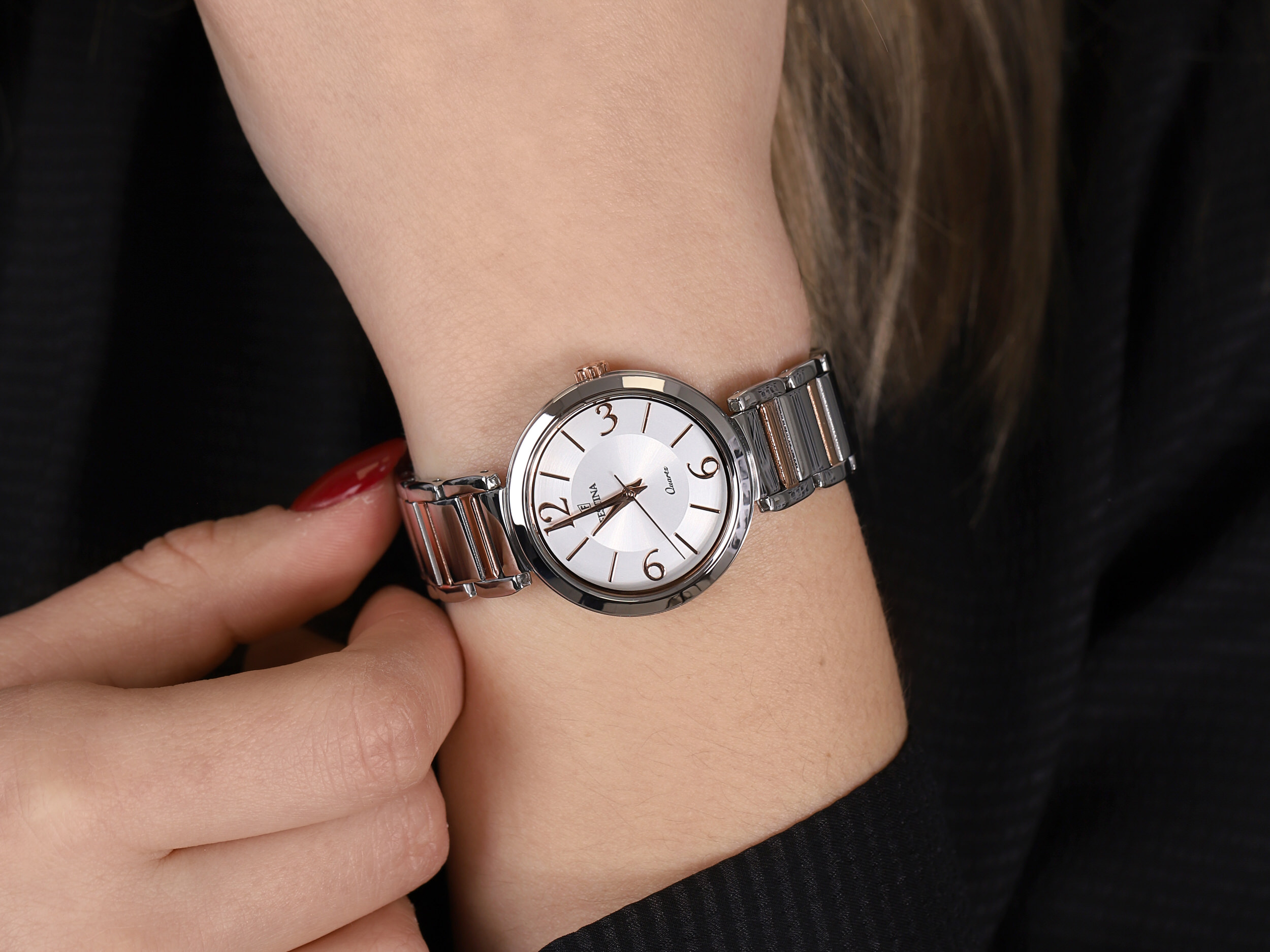 Festina F20213-2 damski zegarek Mademoiselle bransoleta - miniatura 4