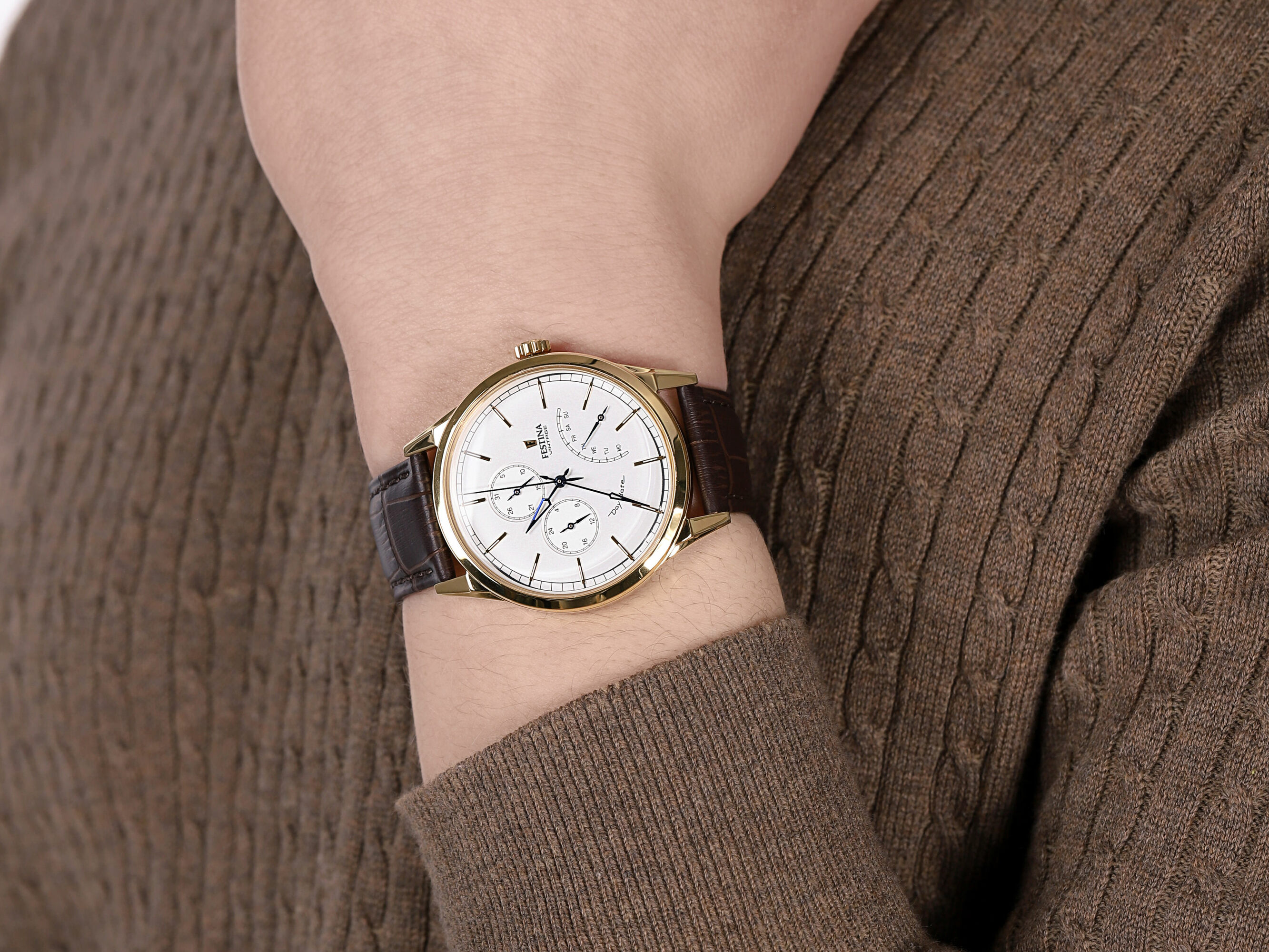 Festina F20279-1 męski zegarek Retro pasek - miniatura 4