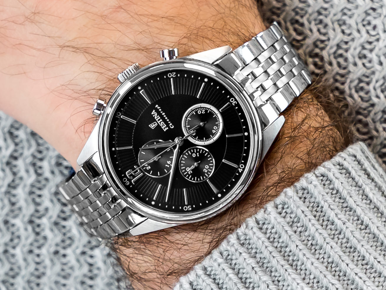 Festina F20285-4 Timeless Chronograph zegarek klasyczny Chronograf