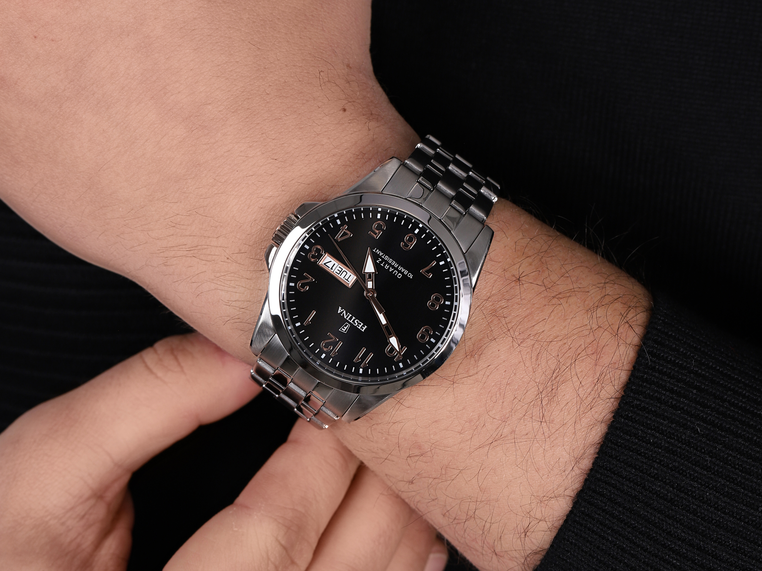 Festina F20357-D męski zegarek Classic bransoleta - miniatura 4
