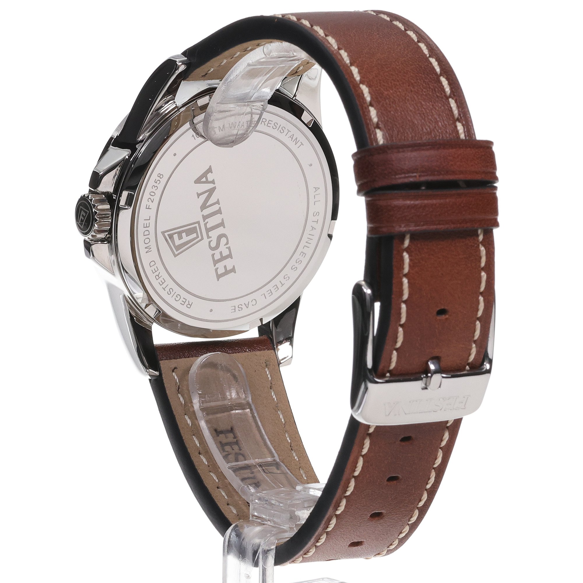 Festina F20358-5 męski zegarek Classic pasek - miniatura 4