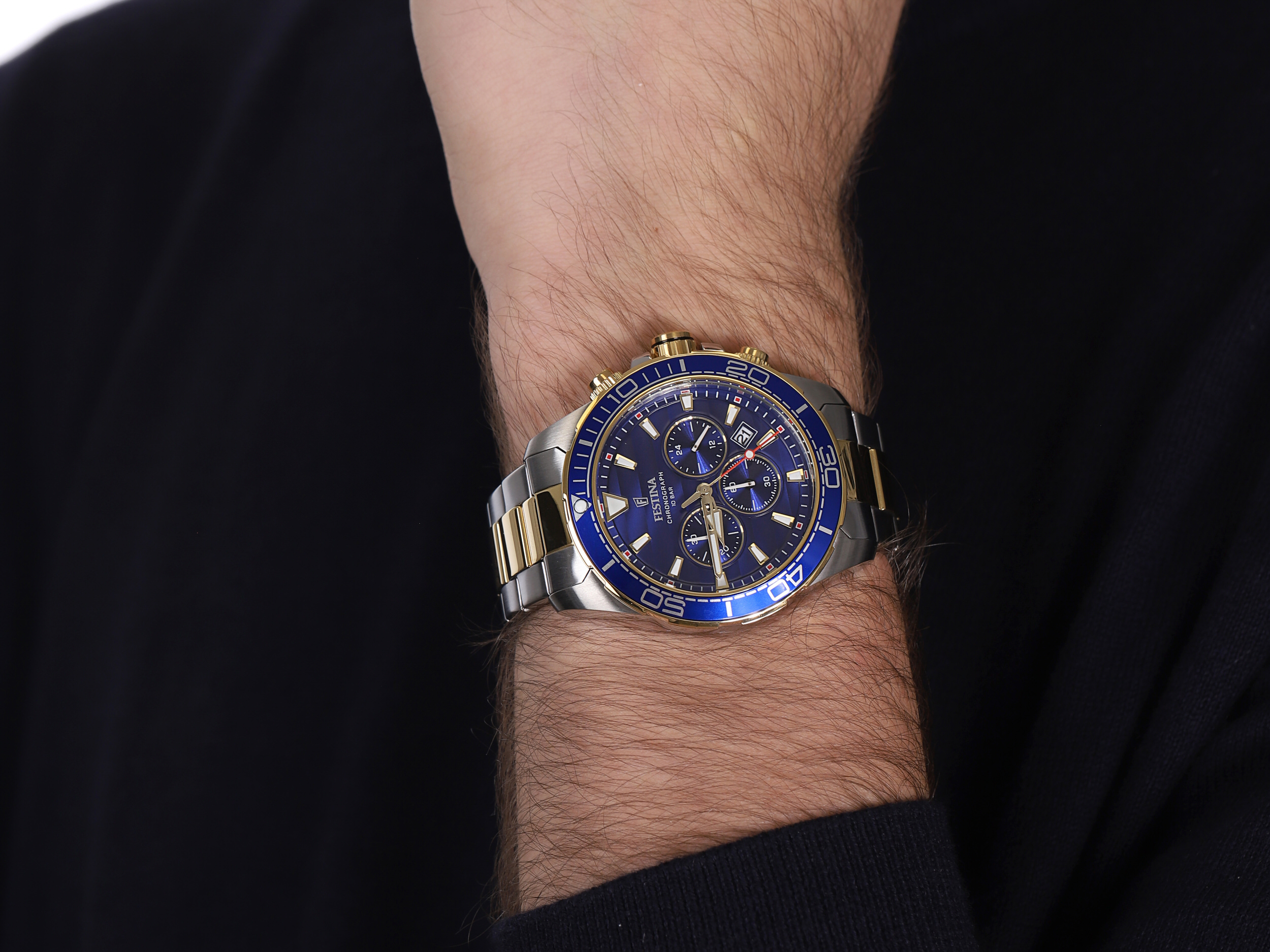 Festina F20363-2 Prestige Chronograph zegarek elegancki Chronograf - miniatura 4