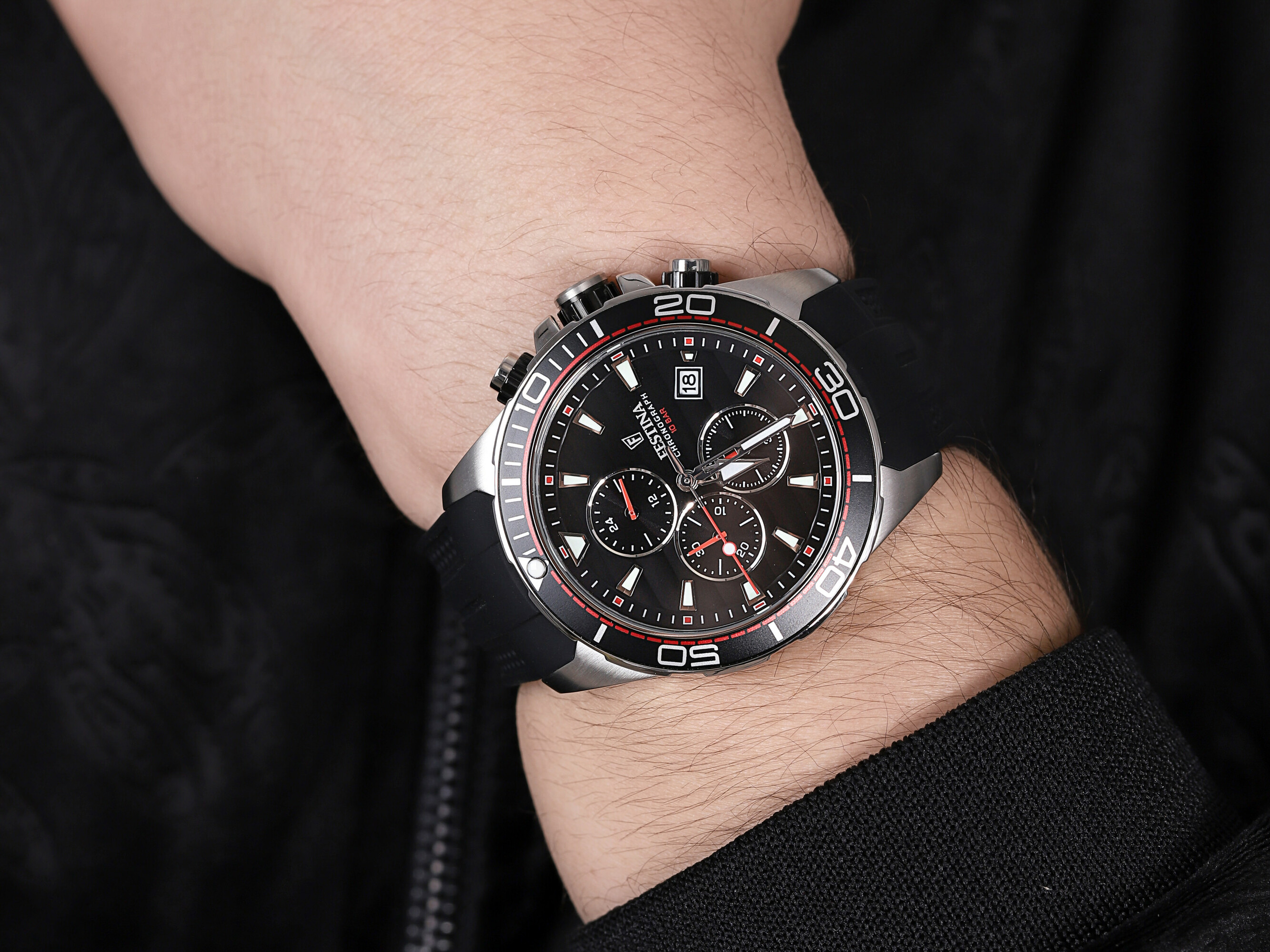 Festina F20370-6 zegarek męski Chronograf - miniatura 4