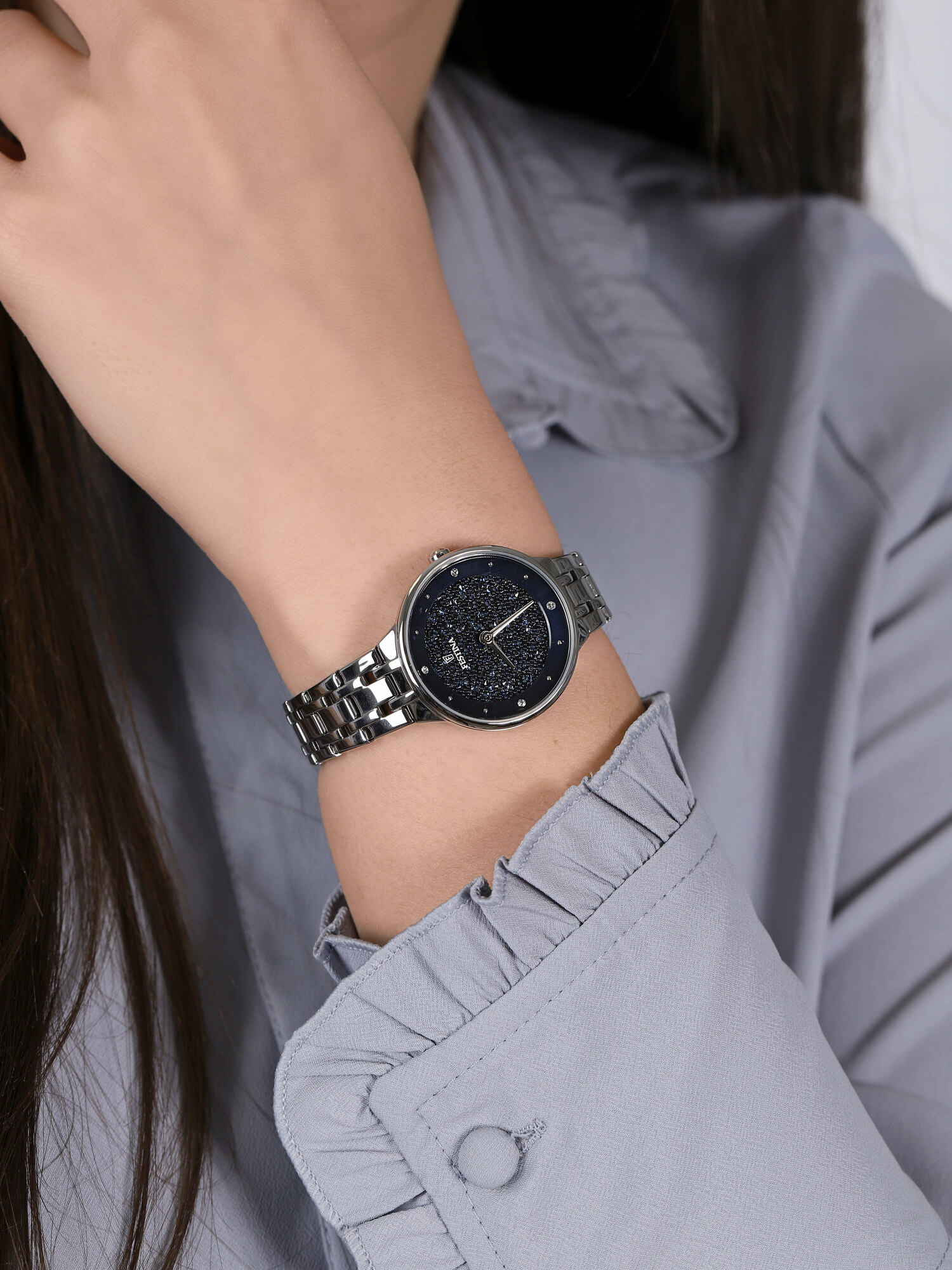 Festina F20382-2 Mademoiselle Mademoiselle Swarovski zegarek damski elegancki mineralne - miniatura 3