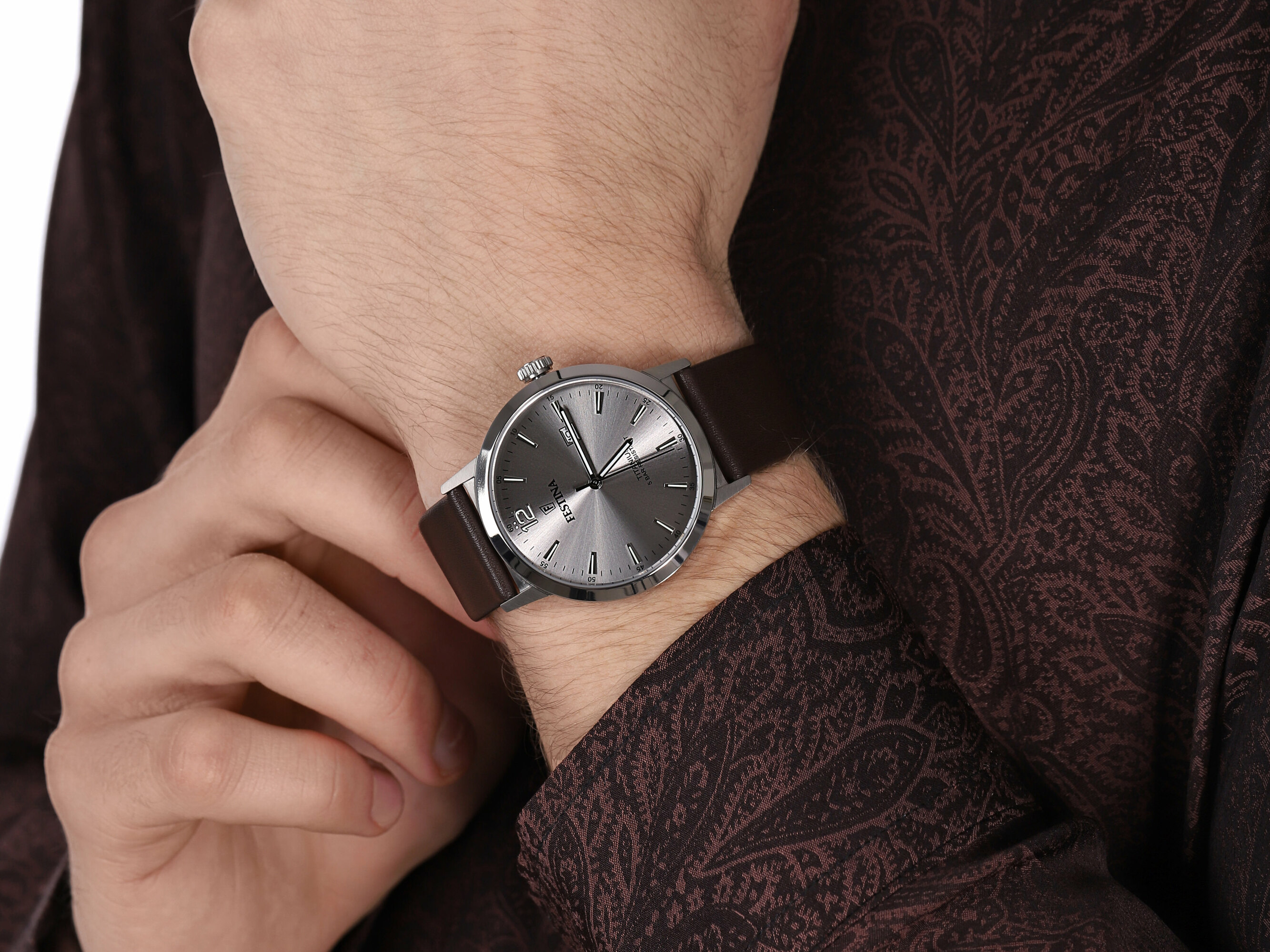 Festina F20471-2 męski zegarek Titanium pasek - miniatura 4