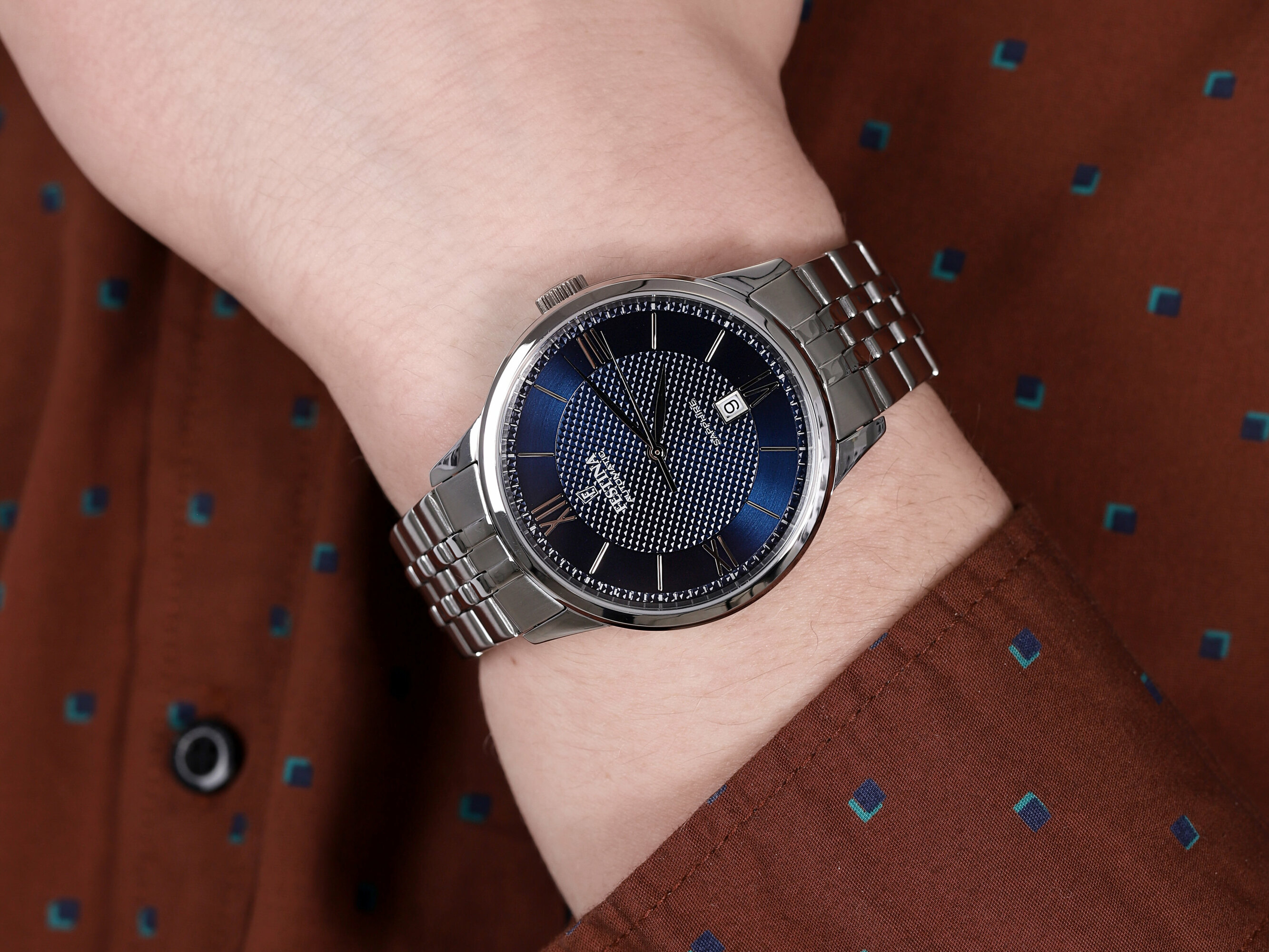 Festina F20482-2 męski zegarek Classic bransoleta - miniatura 4