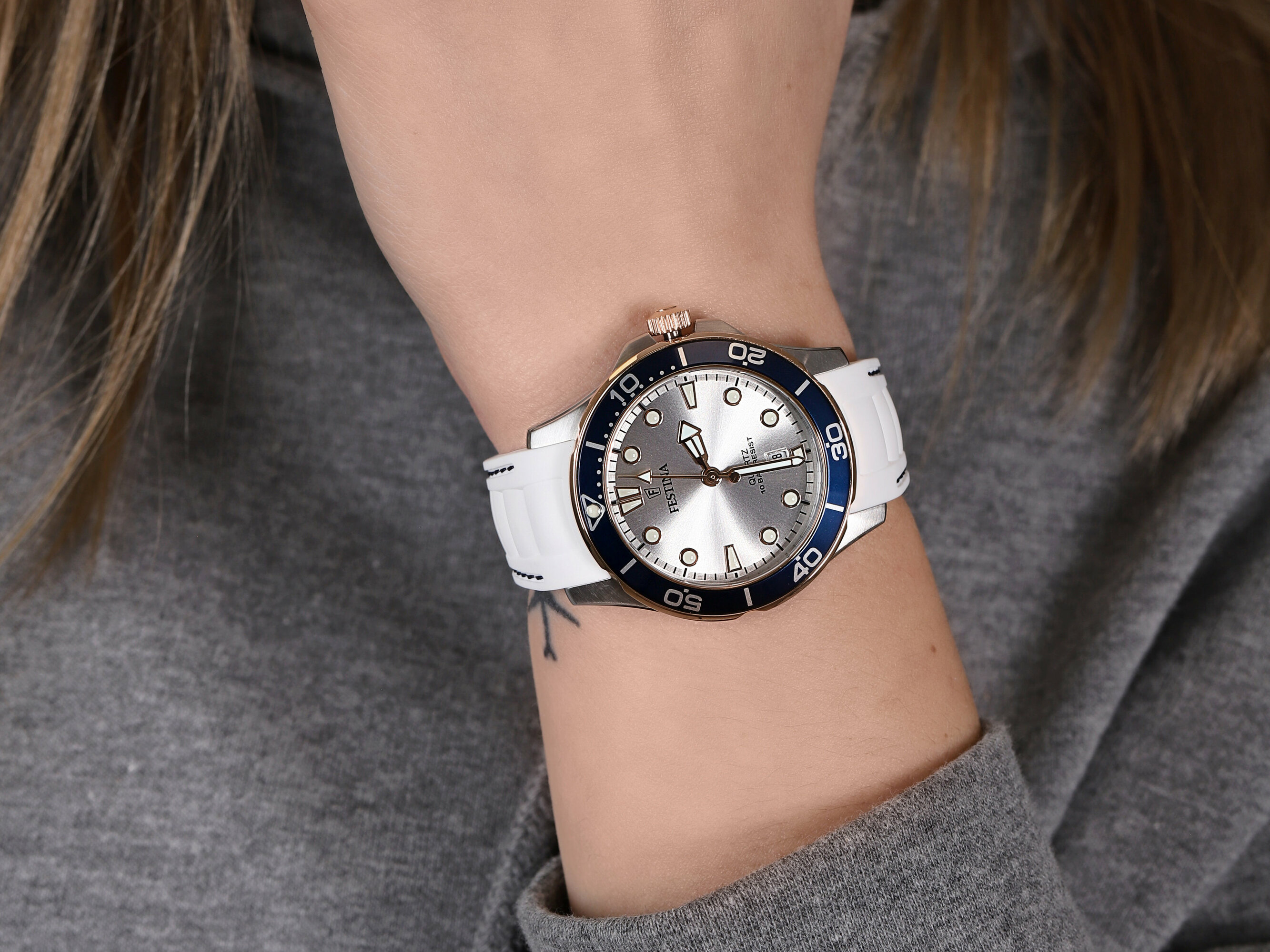 Festina F20502-1 zegarek damski Boyfriend - miniatura 4