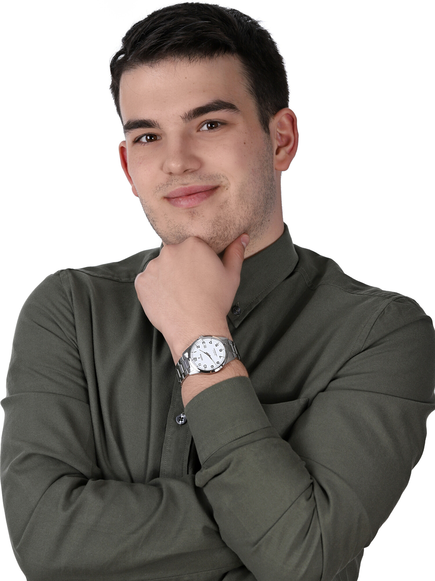 Festina F20511-1 zegarek srebrny klasyczny Classic bransoleta - miniatura 2