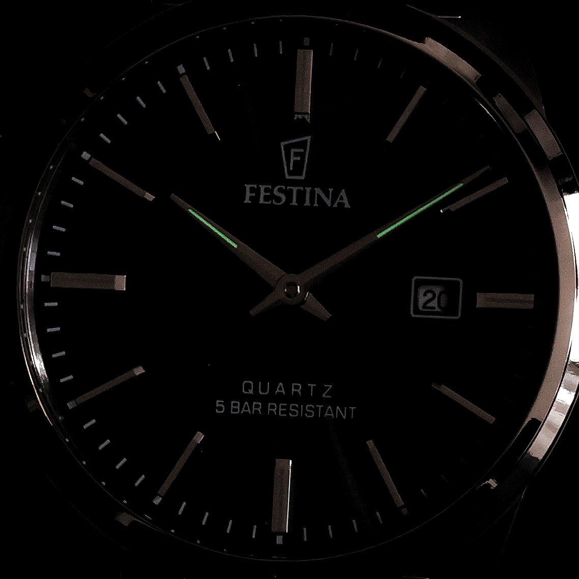 Festina F20511-5 zegarek srebrny klasyczny Classic bransoleta