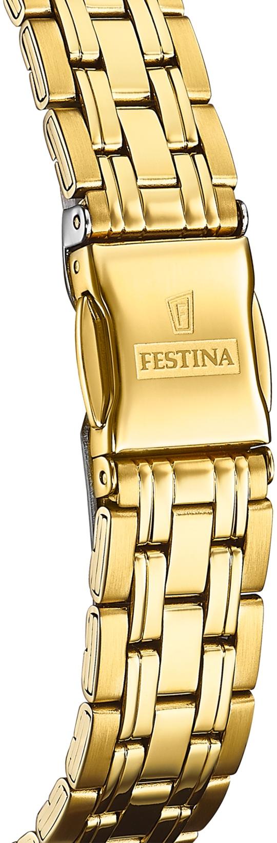 Festina F20514-1 zegarek złoty klasyczny Classic bransoleta - miniatura 5