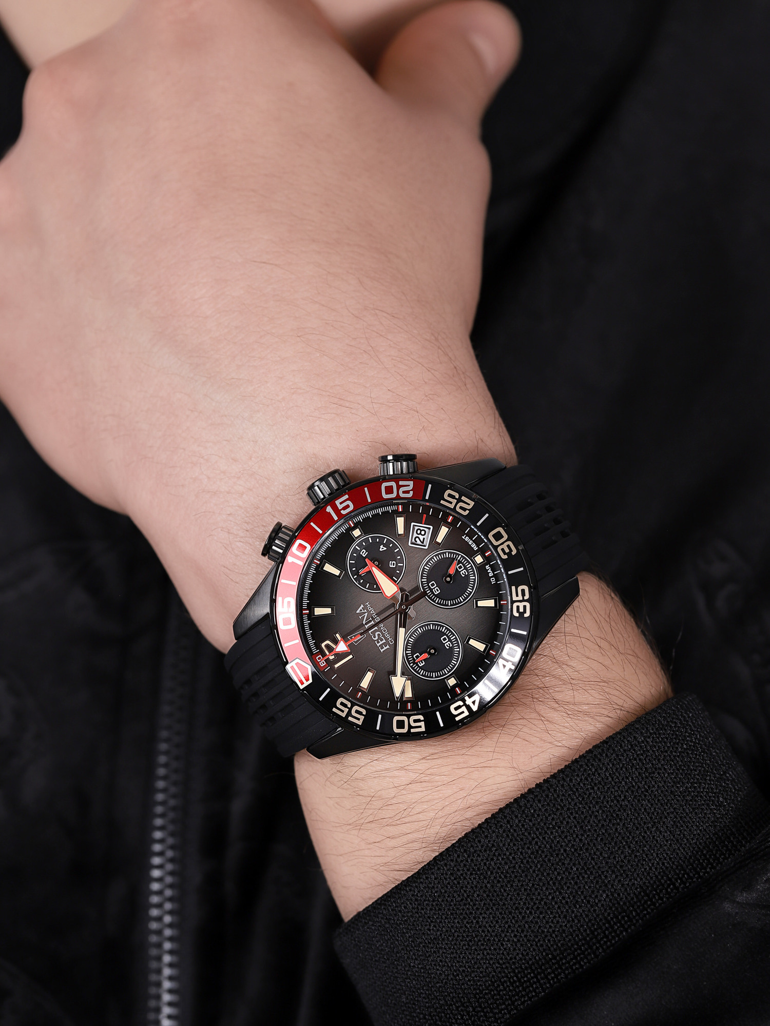 Festina F20518-3 Chrono Sport zegarek sportowy Chronograf - miniatura 3