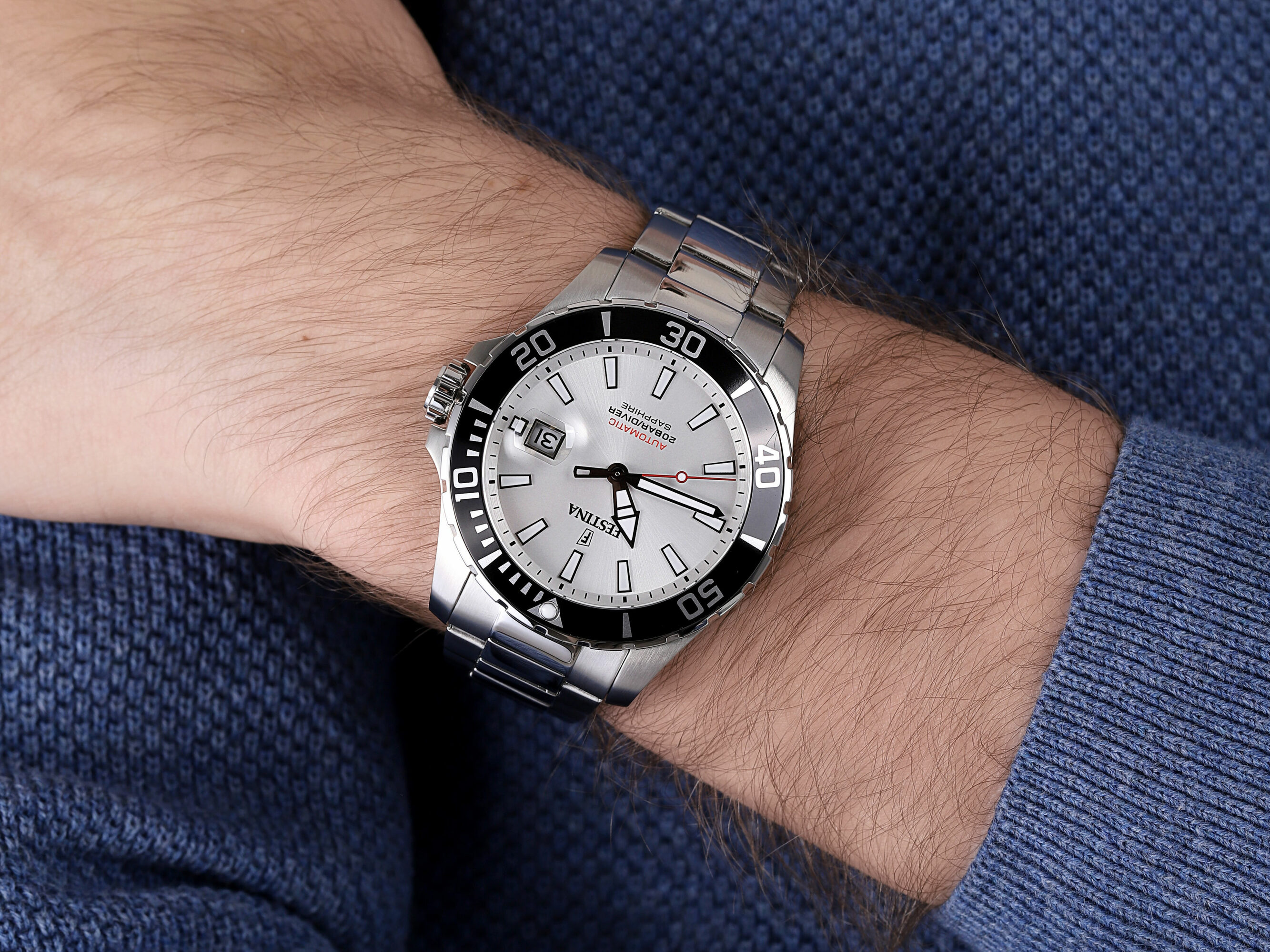 Festina F20531-1 męski zegarek Sport bransoleta - miniatura 4