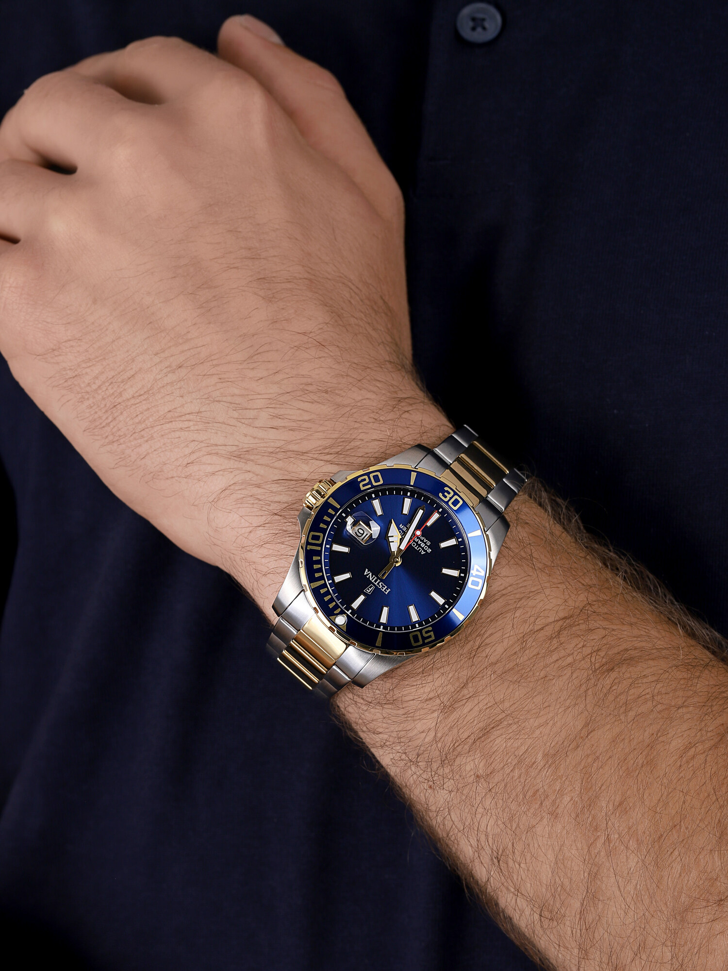 Festina F20532-1 Diver Sapphire Automatic zegarek sportowy Sport - miniatura 3