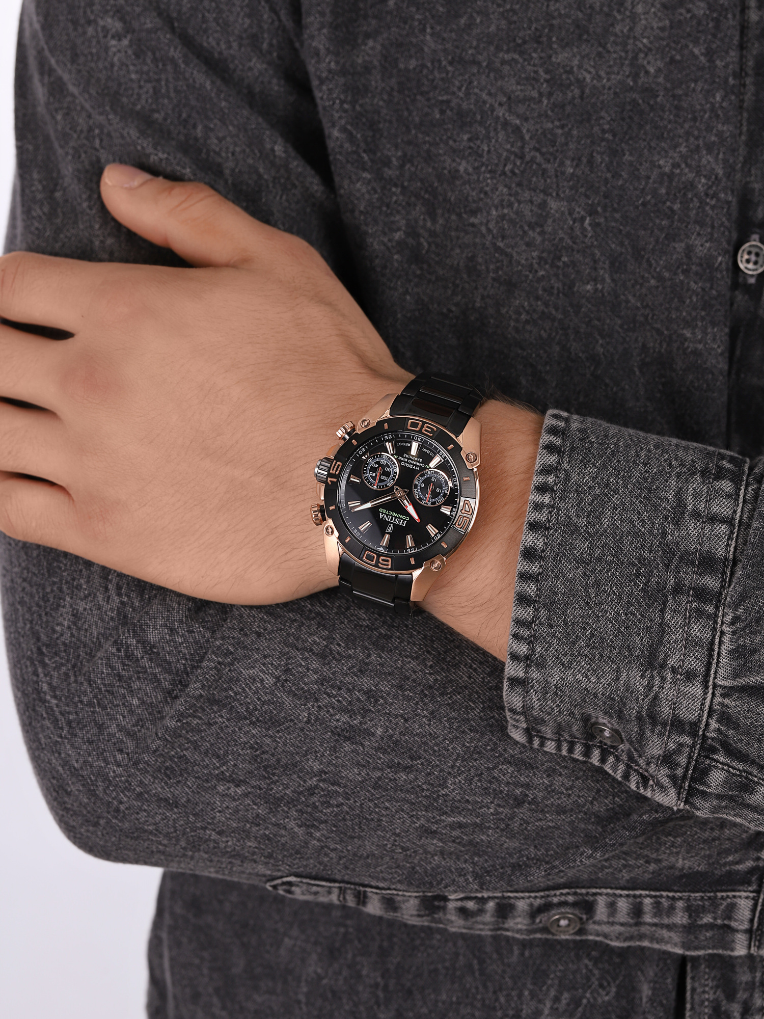Festina F20548-1 smartwatch męski sportowy Connected bransoleta - miniatura 3