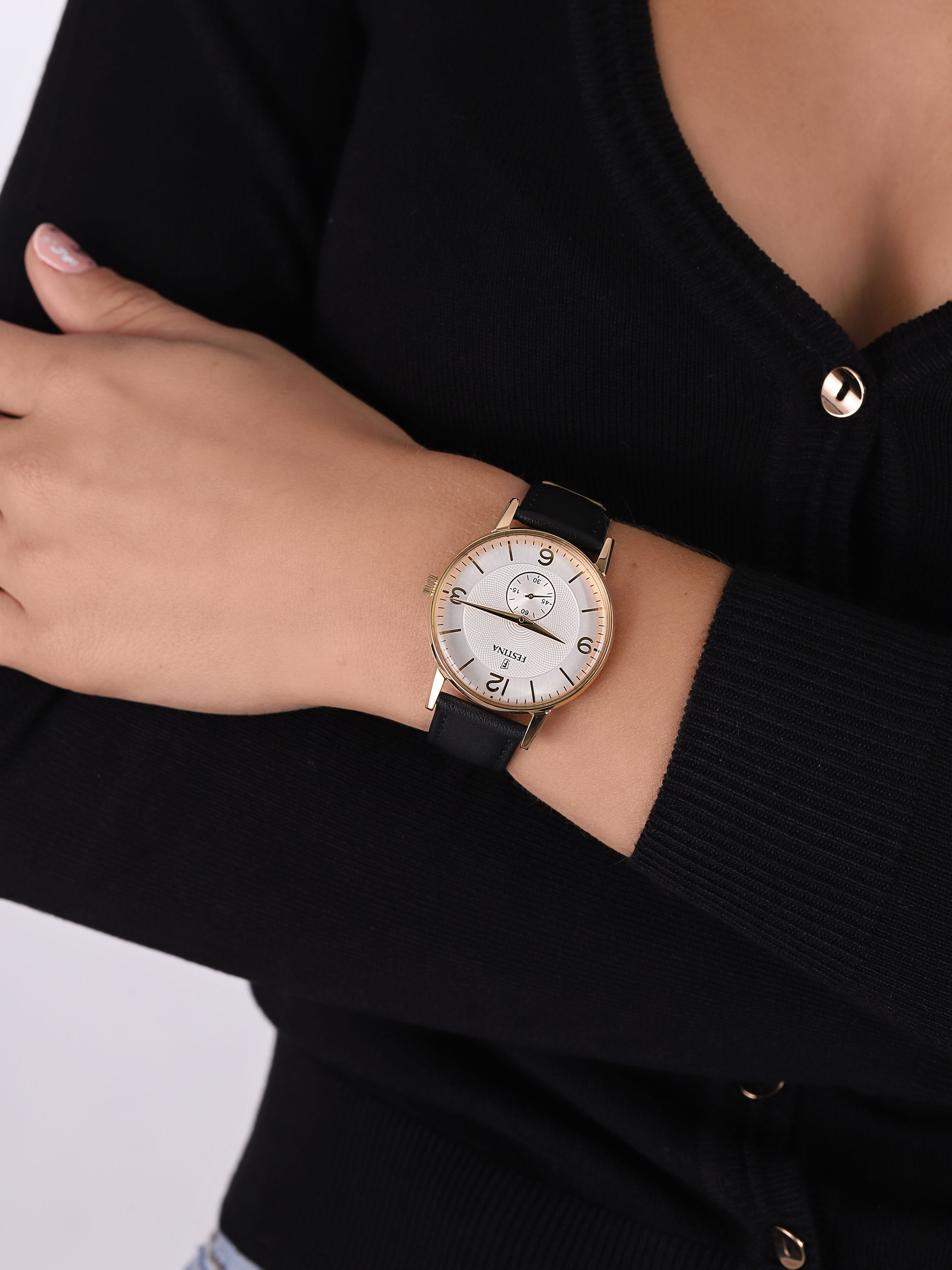 Festina F20567-2 damski zegarek Retro pasek - miniatura 3