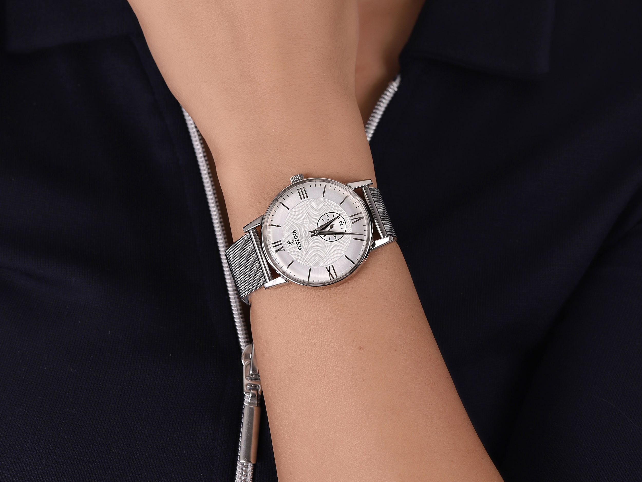 Festina F20568-2 Retro zegarek klasyczny Retro - miniatura 4