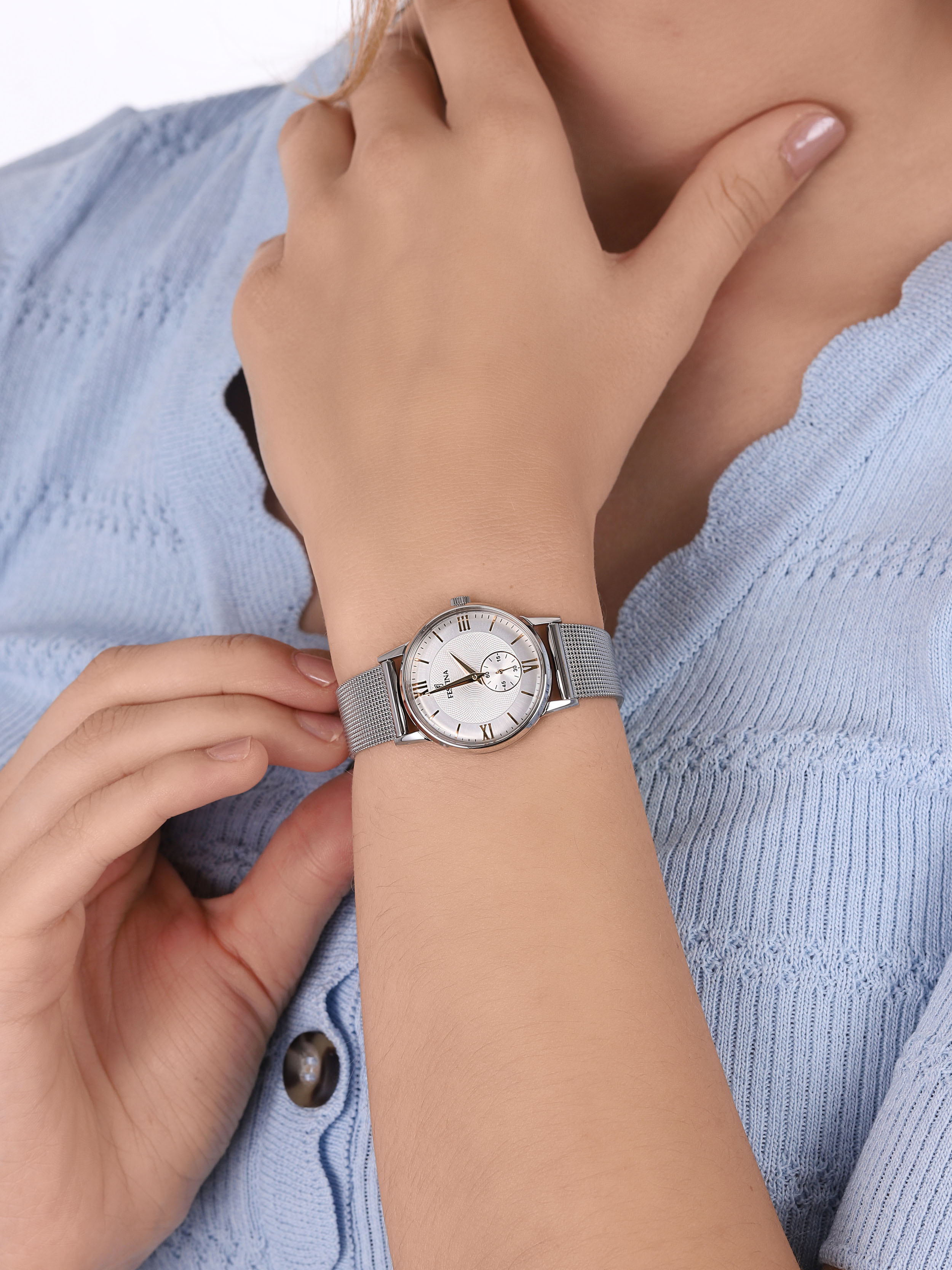 Festina F20572-2 Retro zegarek klasyczny Retro - miniatura 3