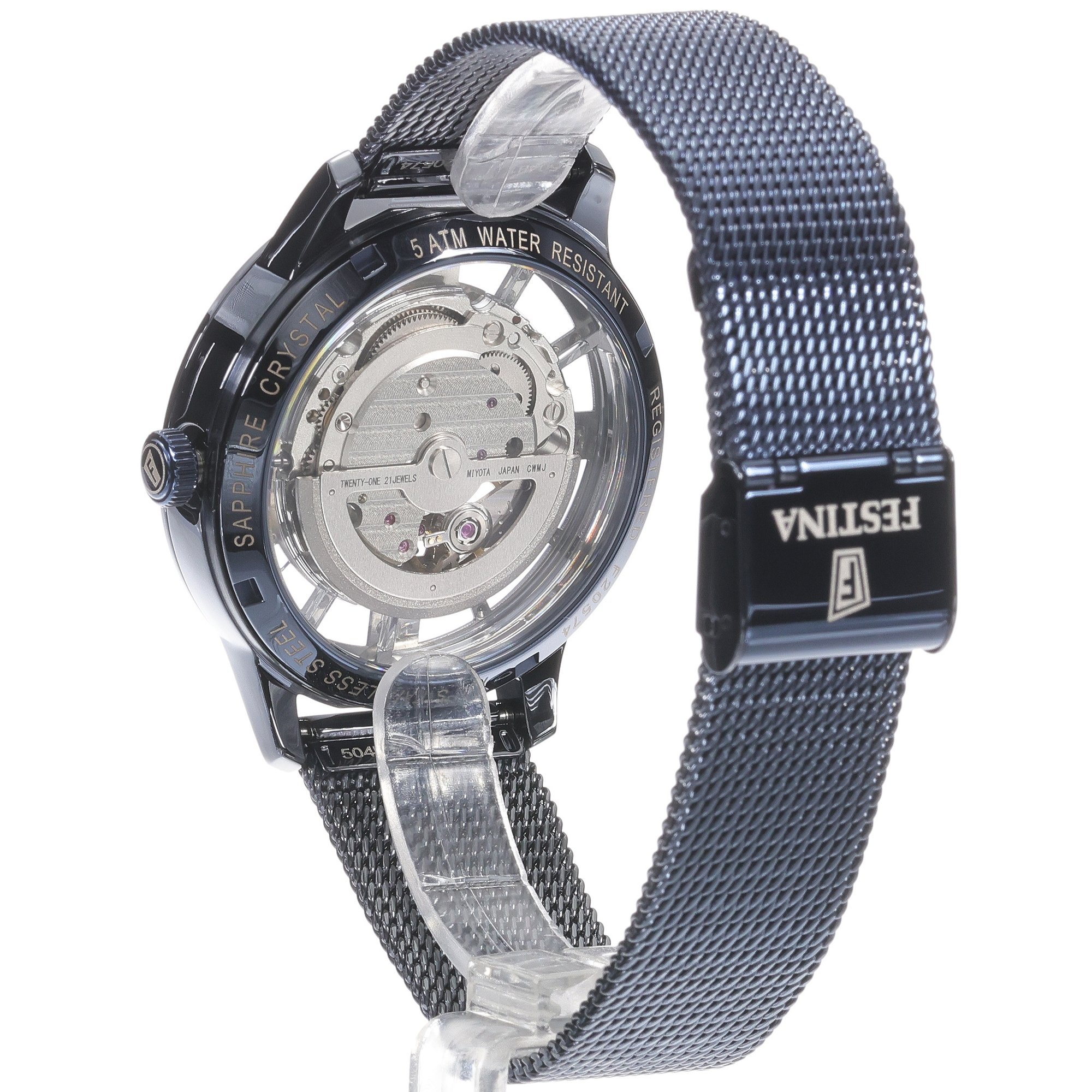 Festina F20574-1 męski zegarek Automatic bransoleta